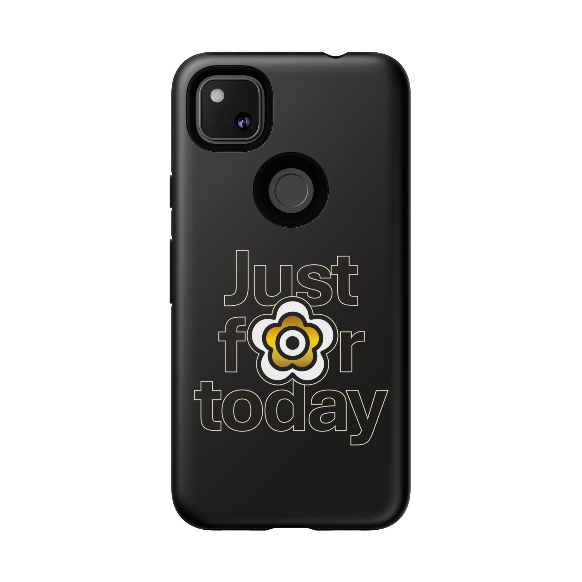 P🌺🌺P2Poppies Just for Today Google Phone Case – Inspirational Recovery Protection