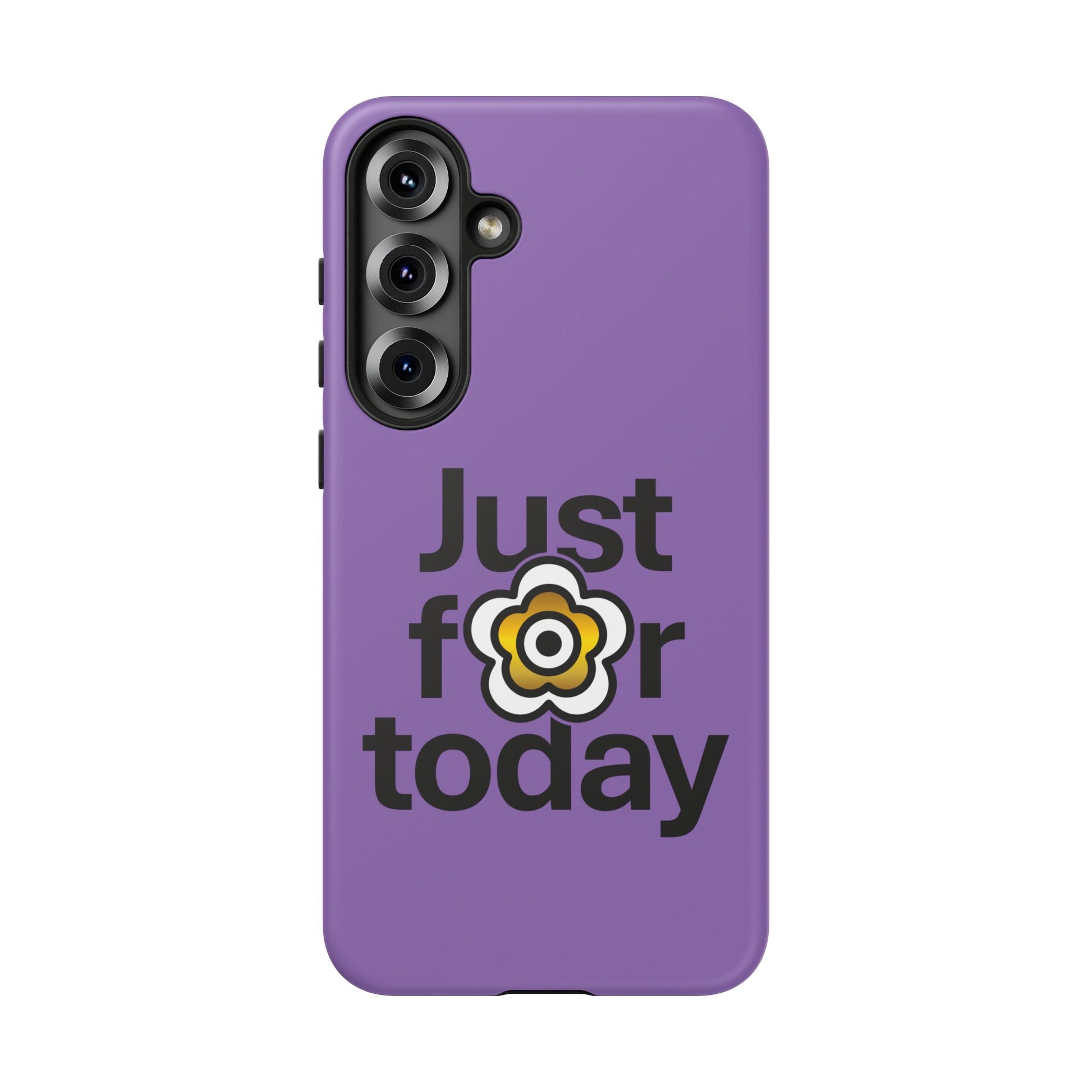 P🌺🌺P2Poppies Just for Today Samsung Phone Case – Inspirational Recovery Protection