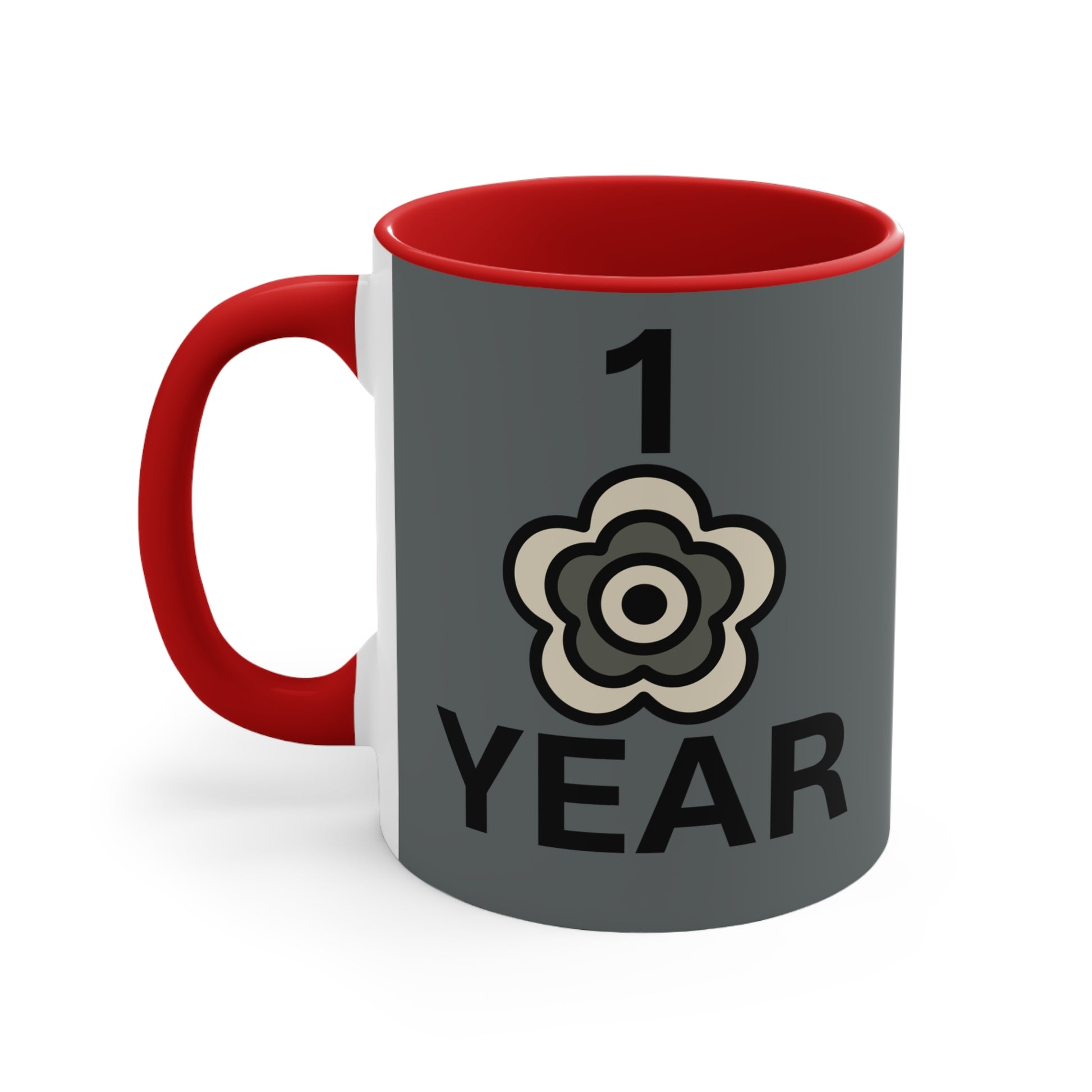P🌺🌺P2Poppies 1 Year – Motivational Recovery Mug