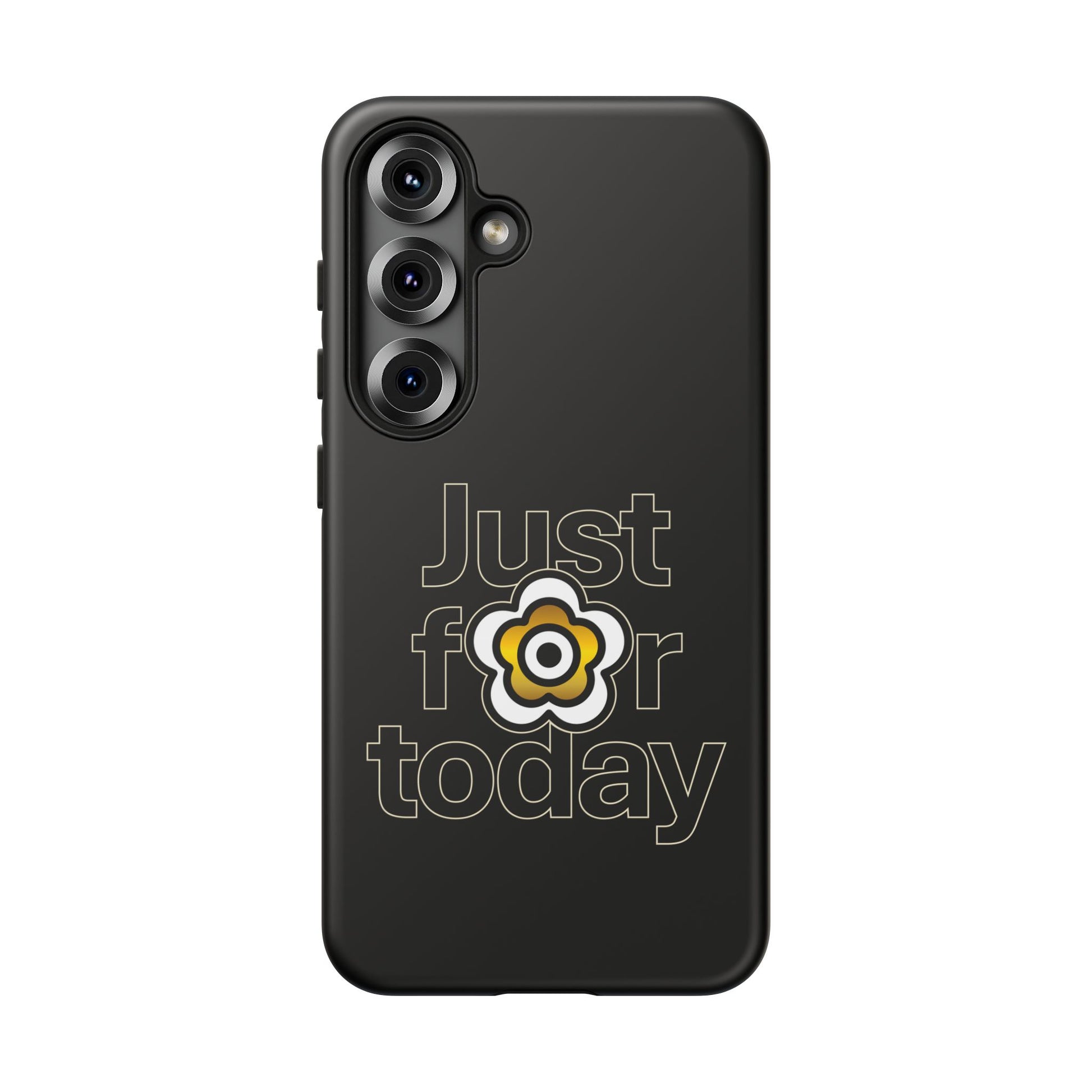 P🌺🌺P2Poppies Just for Today Samsung Phone Case – Inspirational Recovery Protection