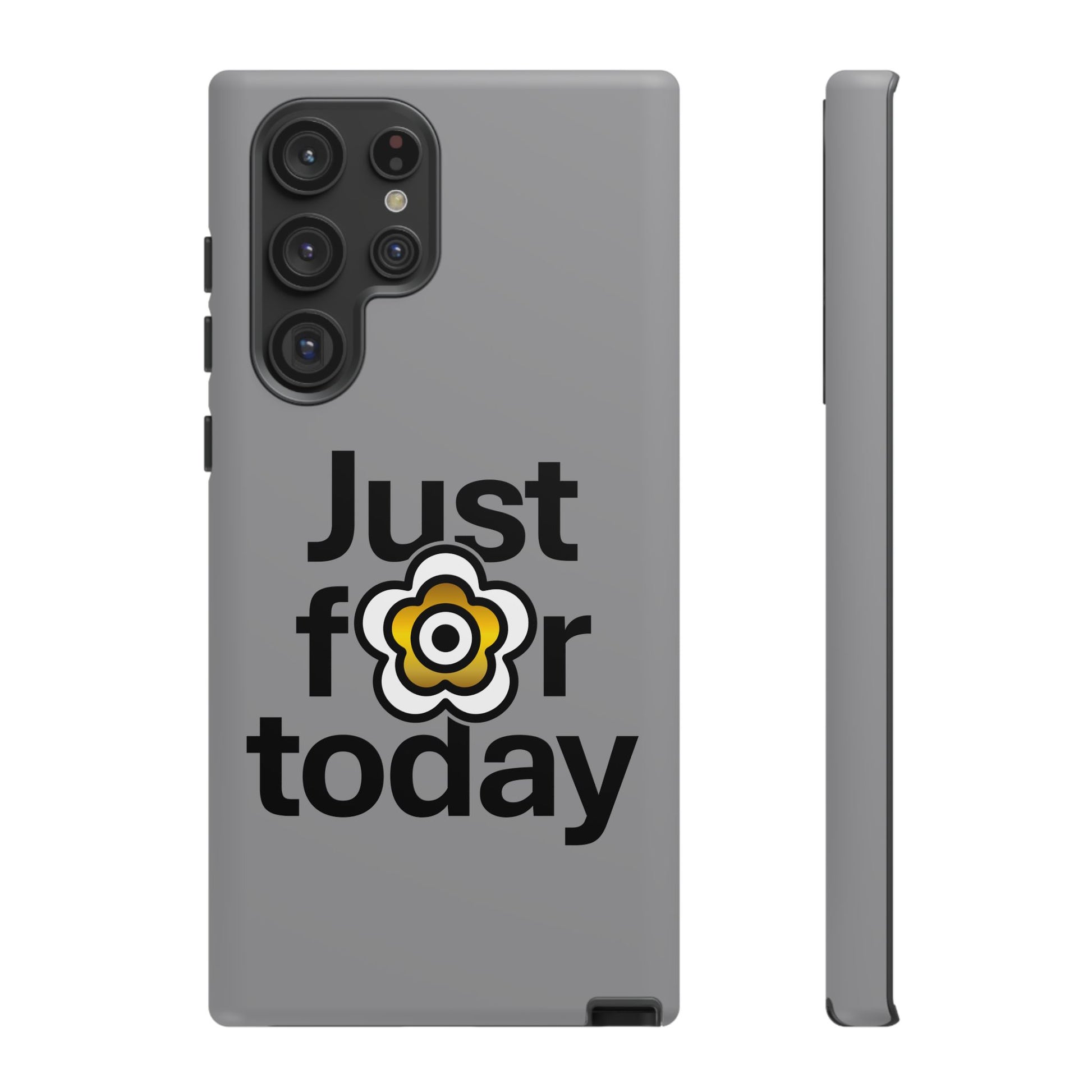 P🌺🌺P2Poppies Just for Today Samsung Phone Case – Inspirational Recovery Protection