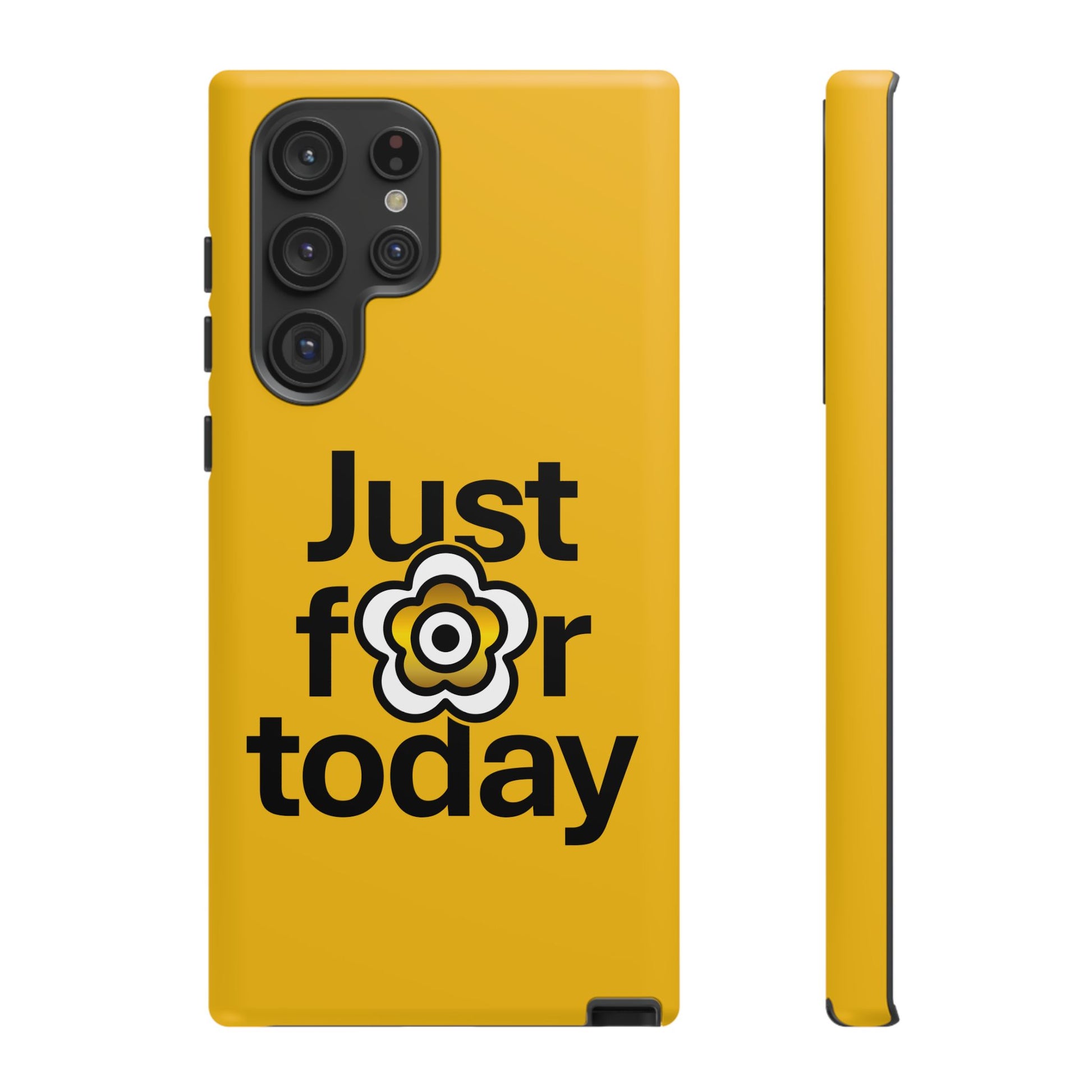 P🌺🌺P2Poppies Just for Today Samsung Phone Case – Inspirational Recovery Protection