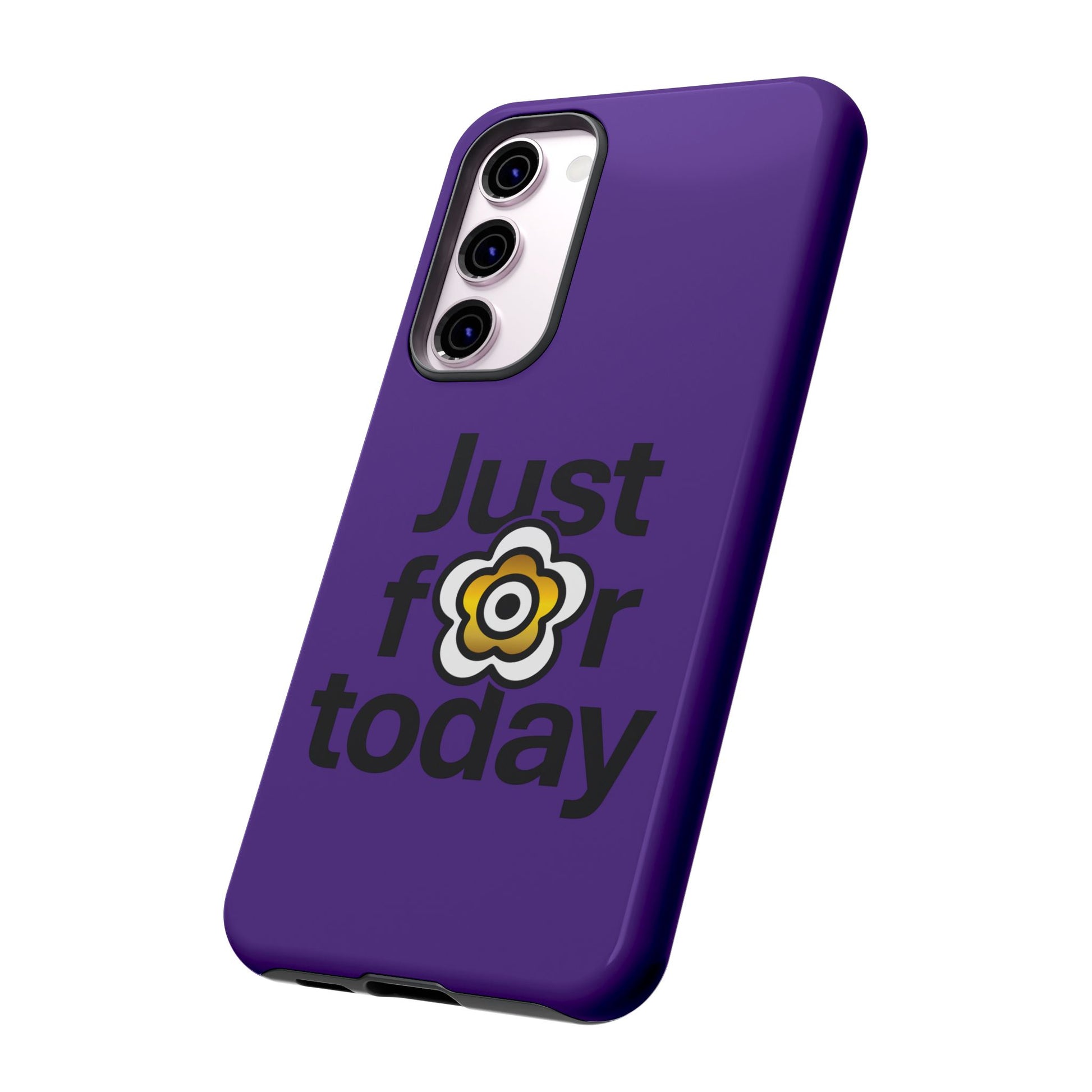 P🌺🌺P2Poppies Just for Today Samsung Phone Case – Inspirational Recovery Protection