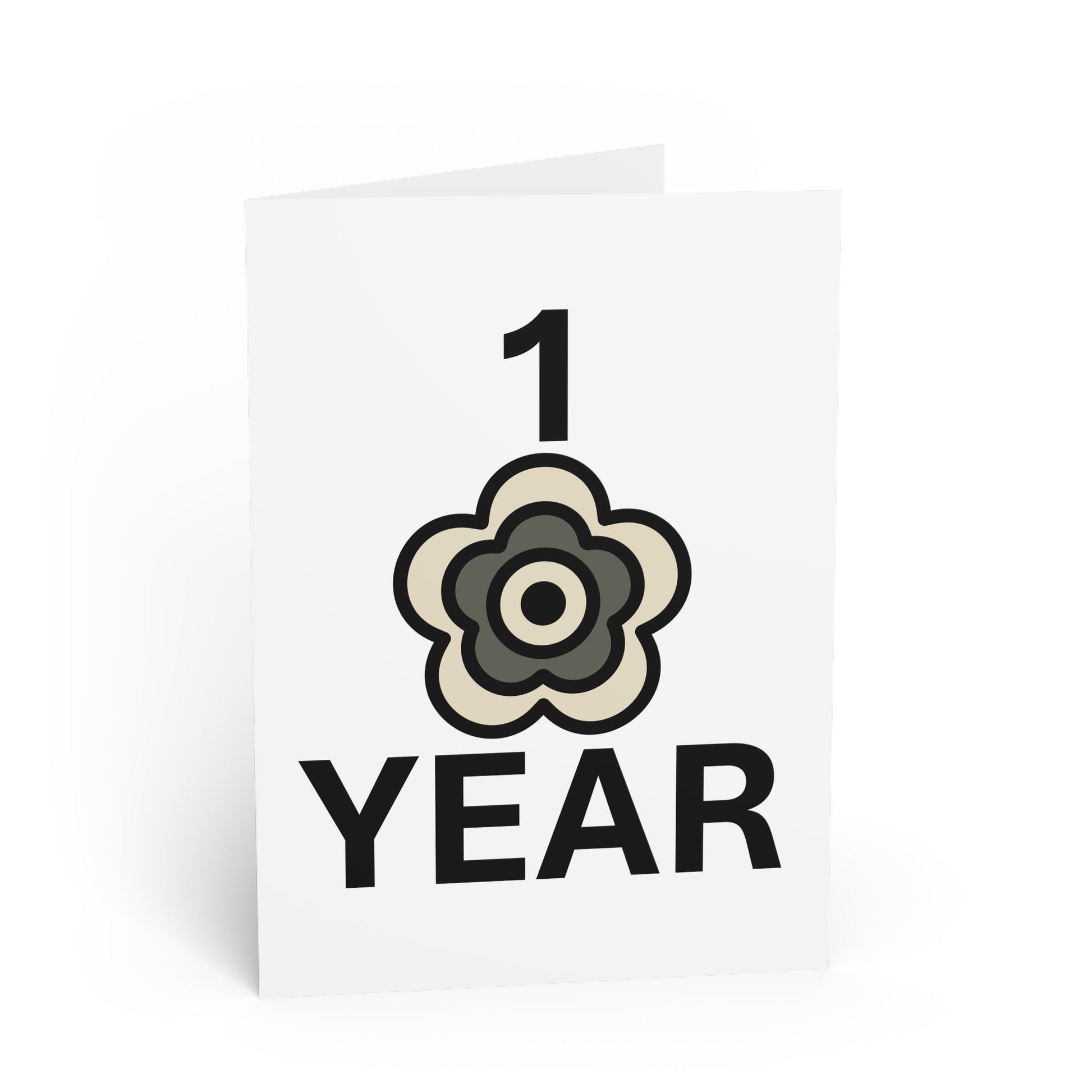 P🌺🌺P2Poppies 1 Year Milestone Greeting Card