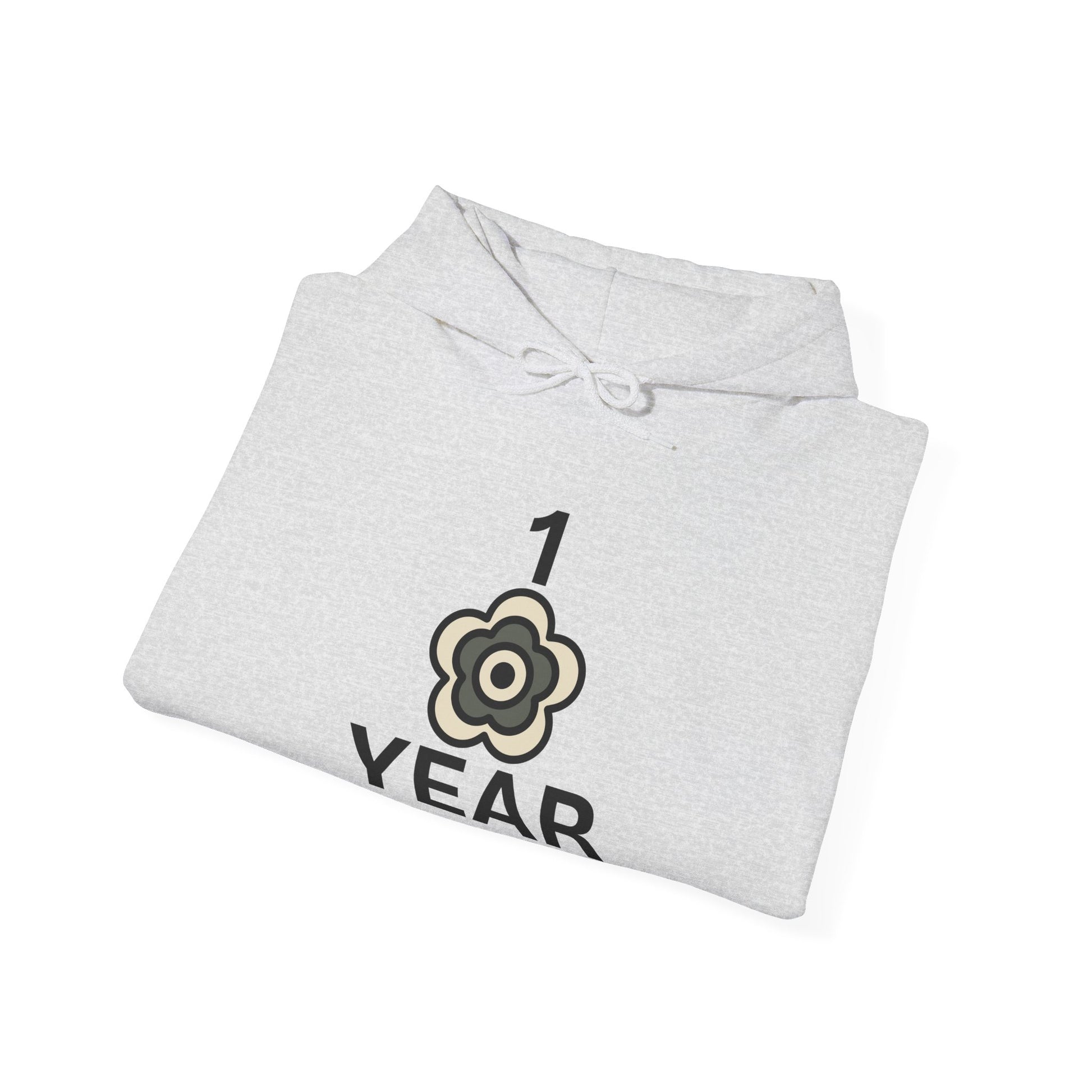 P🌺🌺P2Poppies 1 Year Sober Hoodie – Recovery Milestone Sweatshirt