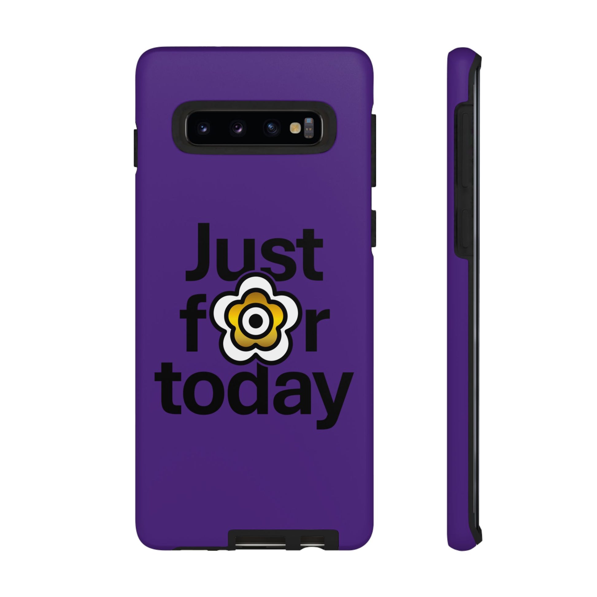 P🌺🌺P2Poppies Just for Today Samsung Phone Case – Inspirational Recovery Protection