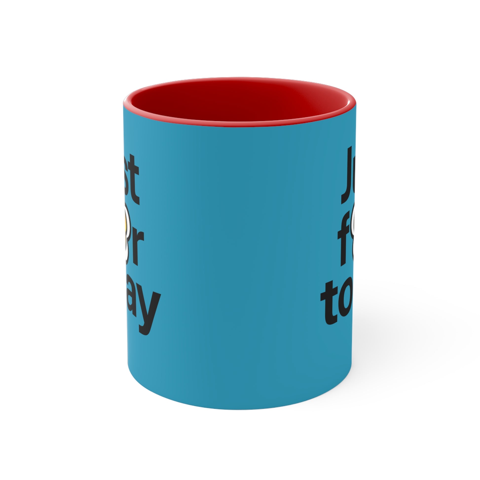 P🌺🌺P2Poppies Just for Today – Motivational Recovery Mug