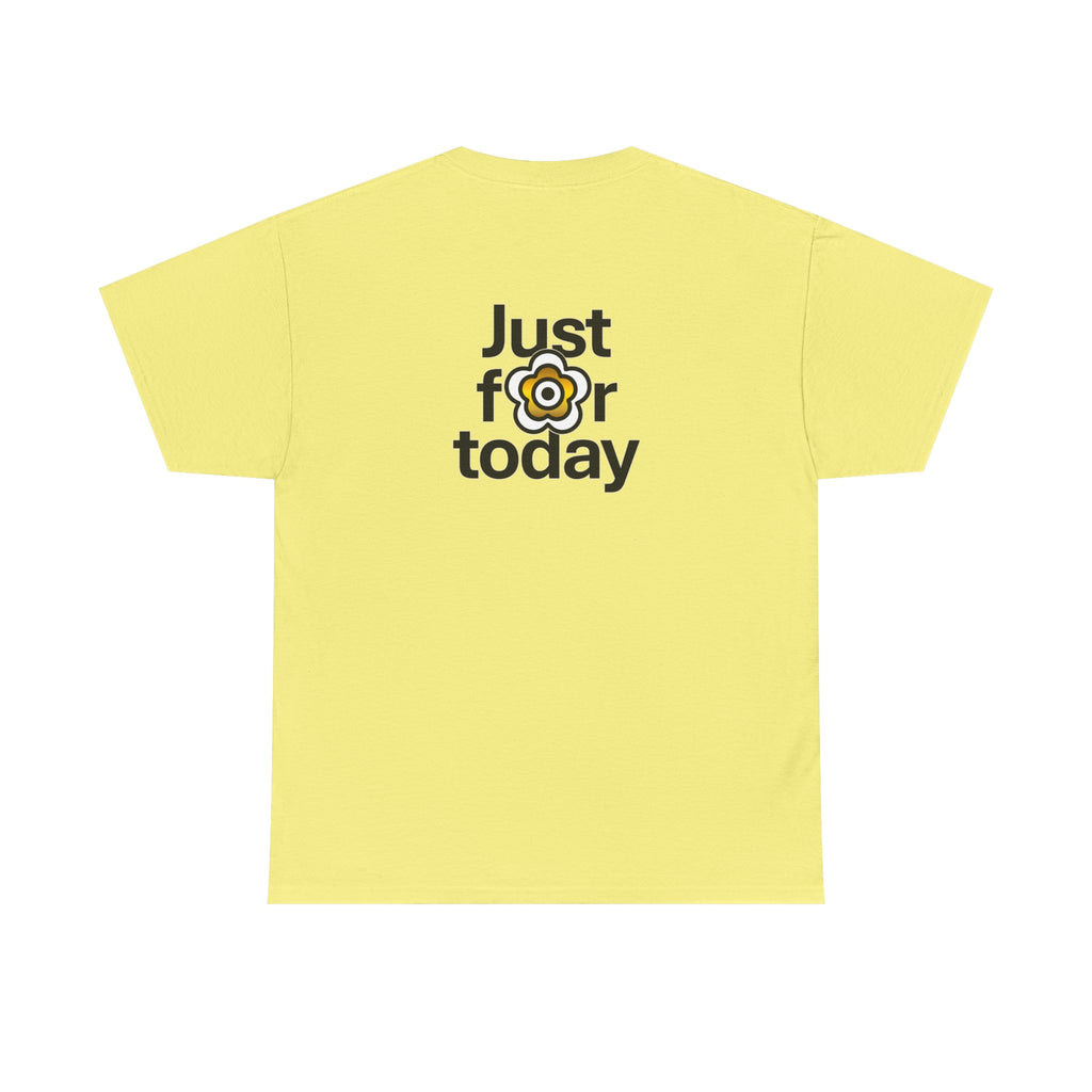 P🌺🌺P2Poppies Just for Today – Motivational Recovery T-Shirt