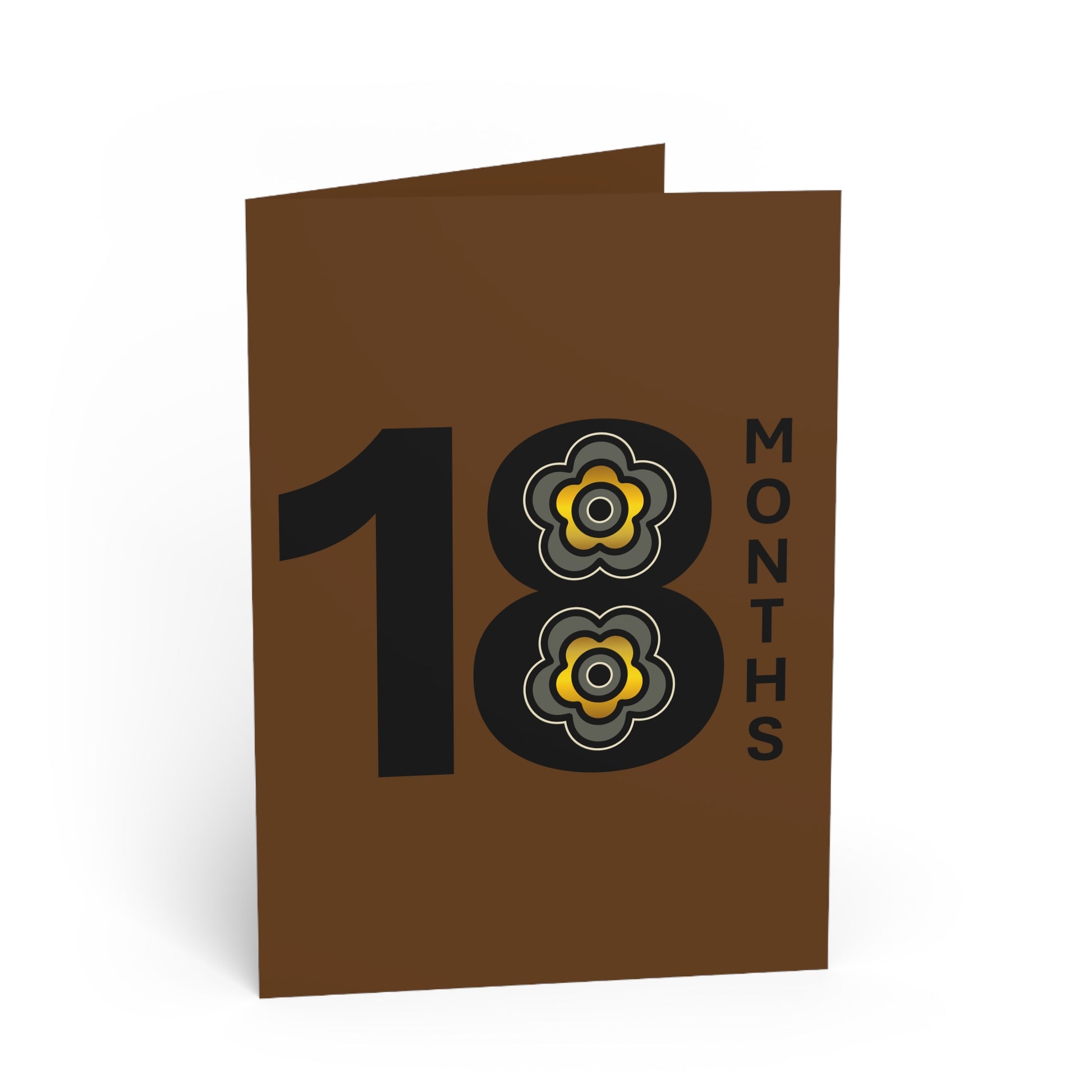 P🌺🌺P2Poppies 18 Months Milestone Greeting Card