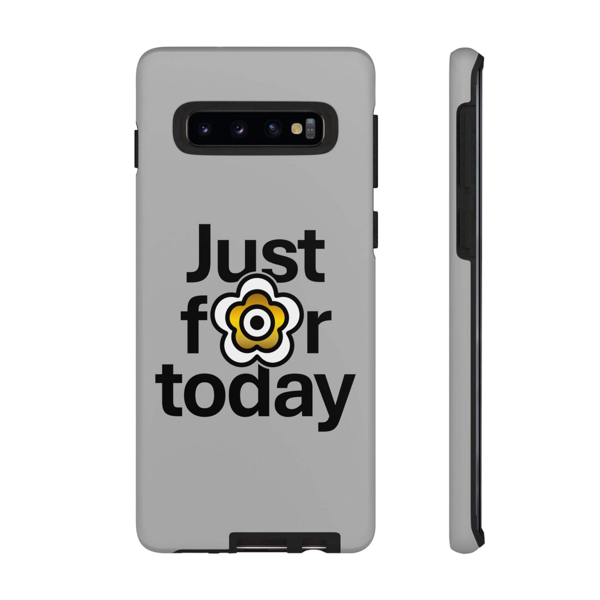 P🌺🌺P2Poppies Just for Today Samsung Phone Case – Inspirational Recovery Protection