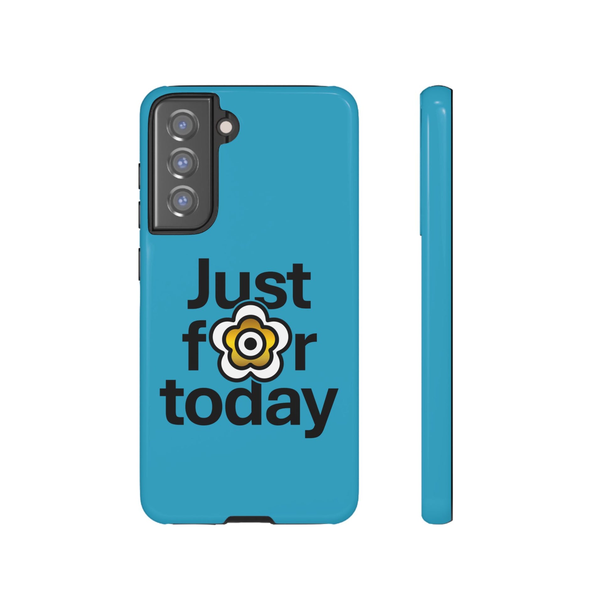 P🌺🌺P2Poppies Just for Today Samsung Phone Case – Inspirational Recovery Protection