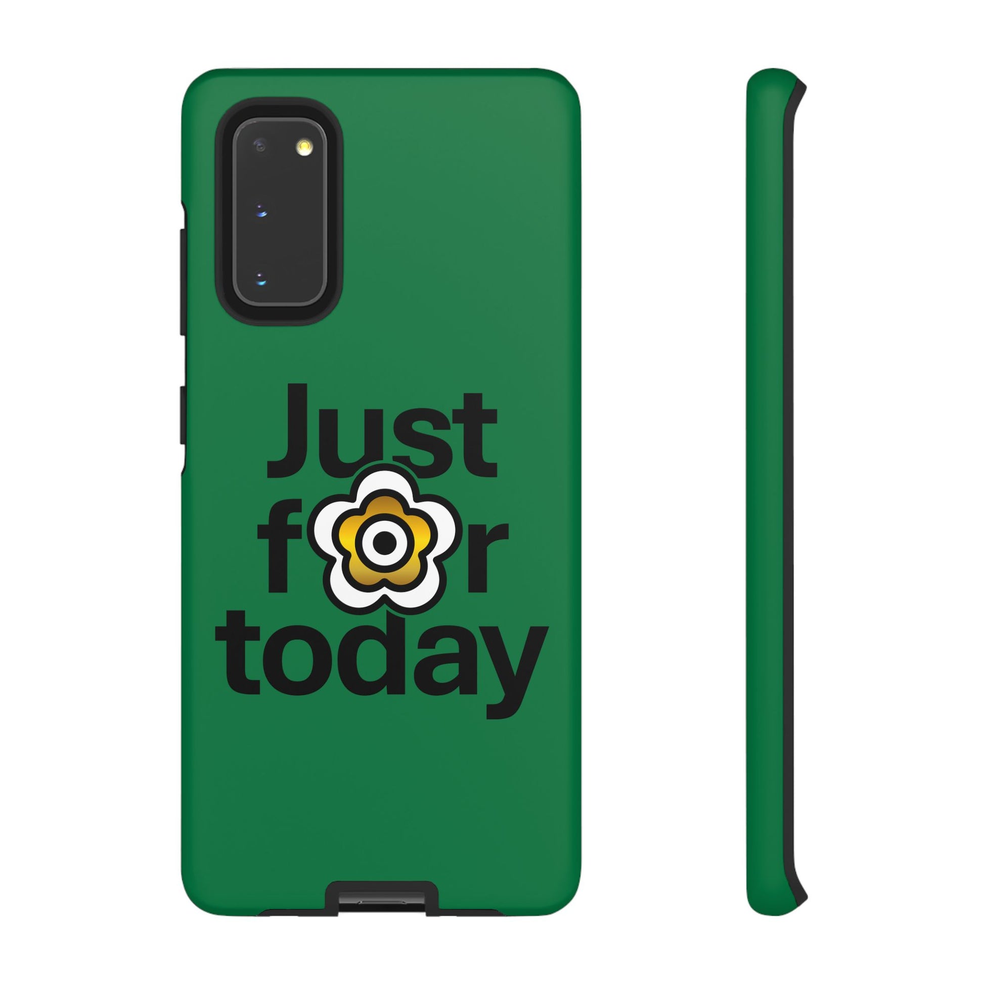 P🌺🌺P2Poppies Just for Today Samsung Phone Case – Inspirational Recovery Protection