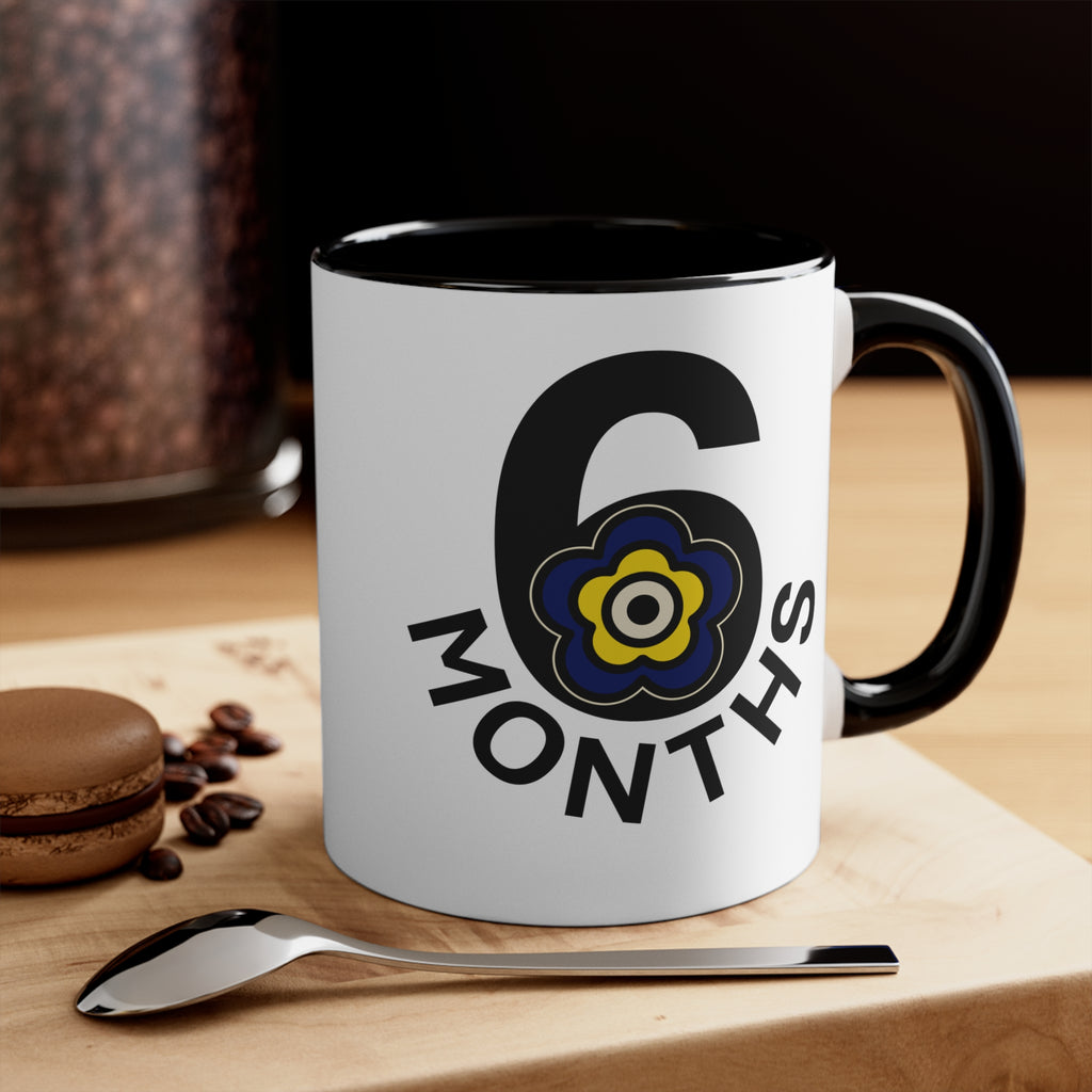 P🌺🌺P2Poppies 6 Months – Motivational Recovery Mug