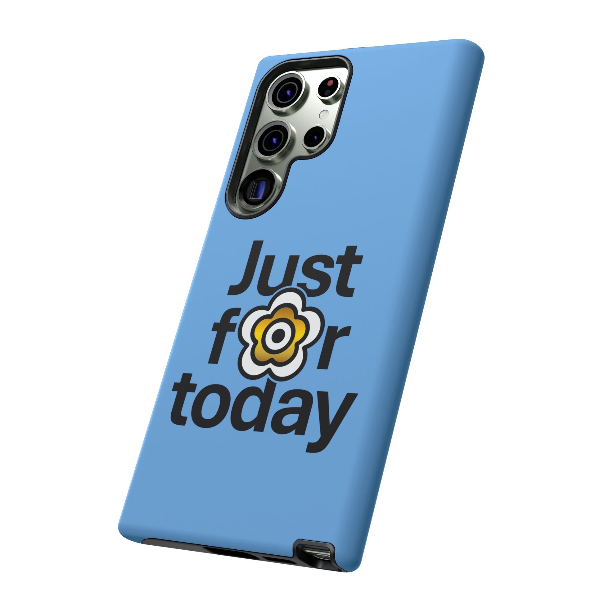 P🌺🌺P2Poppies Just for Today Samsung Phone Case – Inspirational Recovery Protection