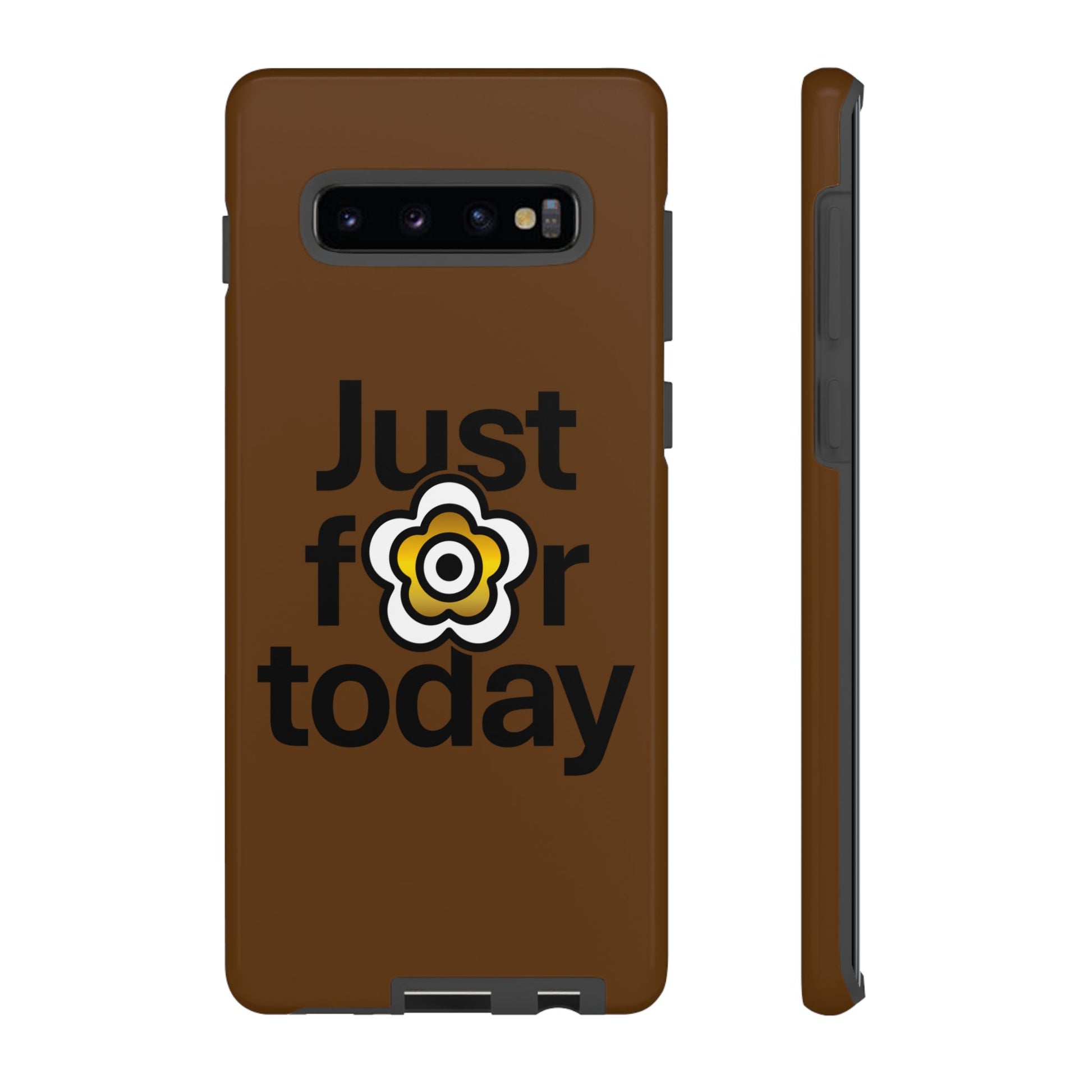 P🌺🌺P2Poppies Just for Today Samsung Phone Case – Inspirational Recovery Protection