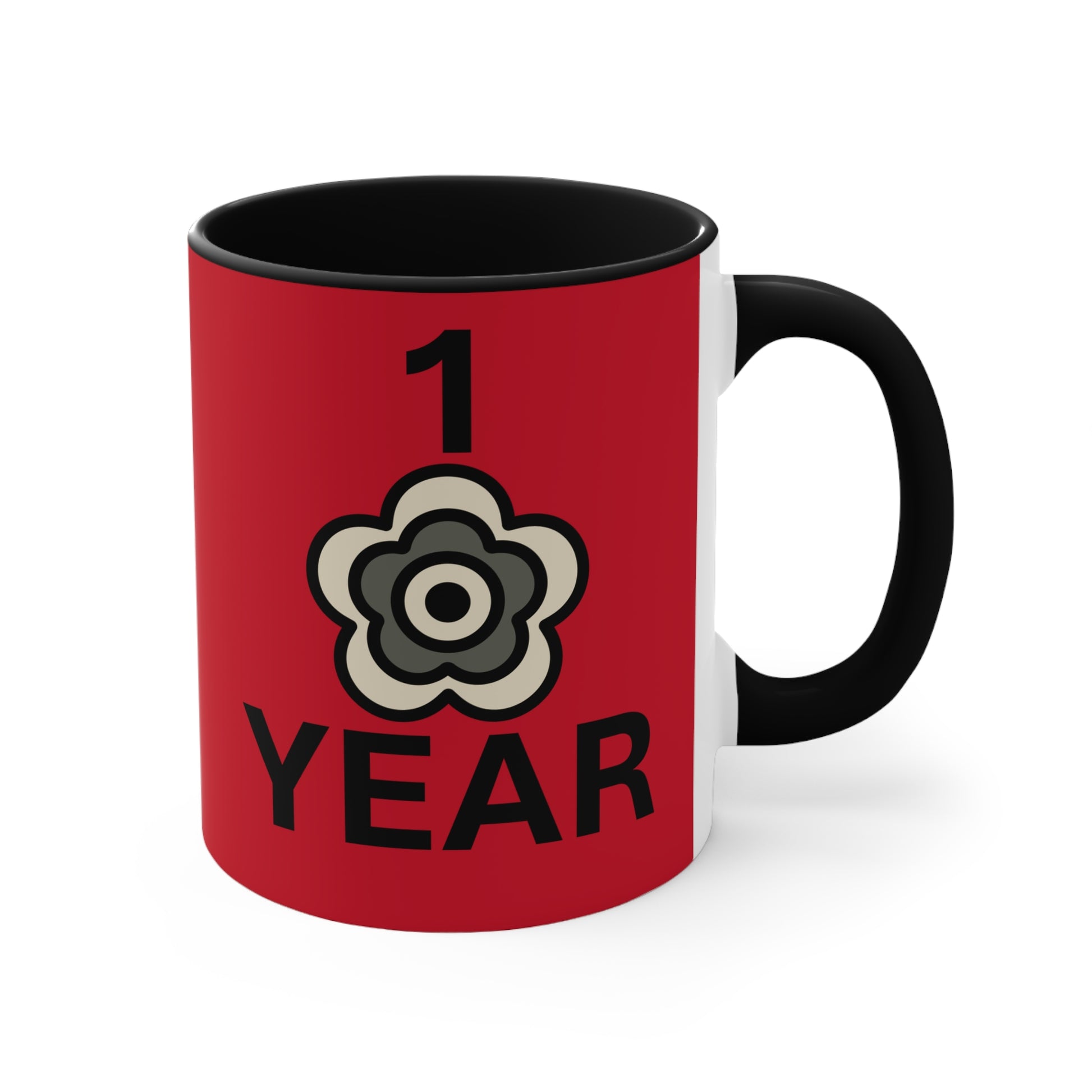 P🌺🌺P2Poppies 1 Year – Motivational Recovery Mug