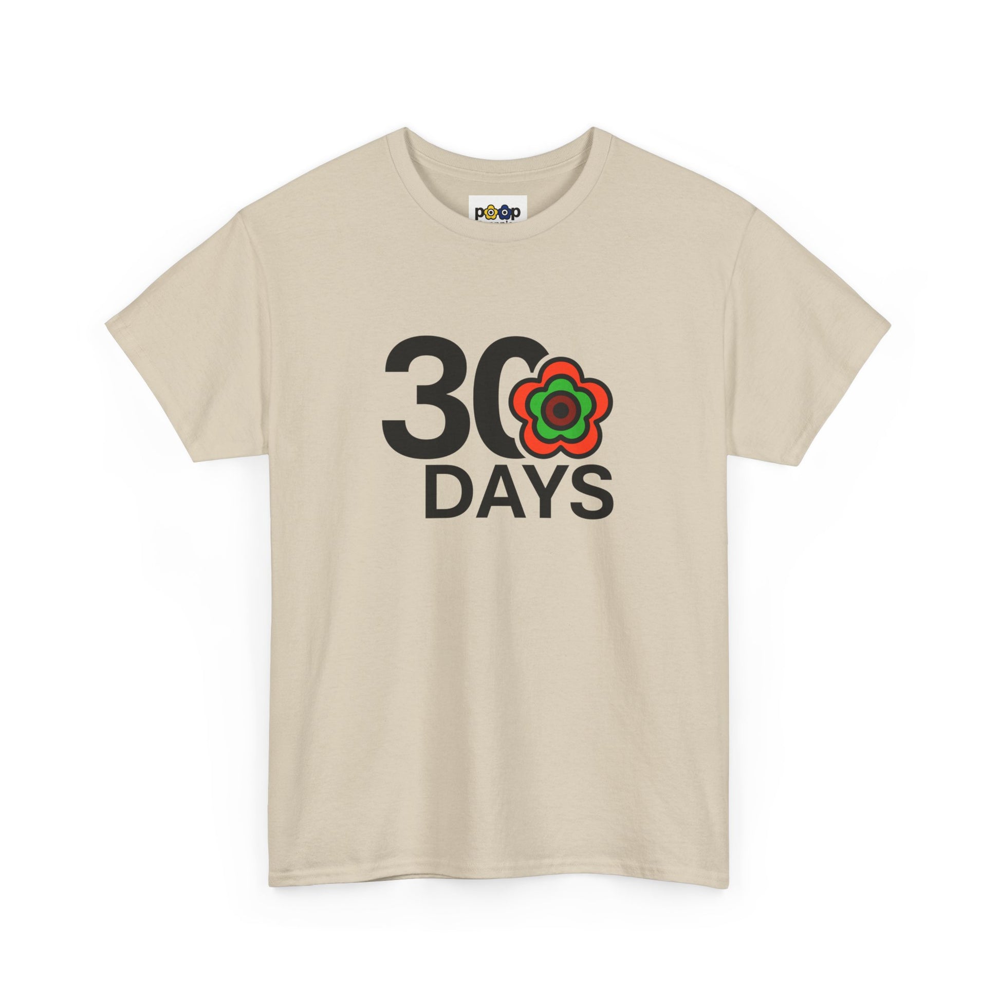 P🌺🌺P2Poppies 30 Days Sober – Motivational Recovery T-Shirt