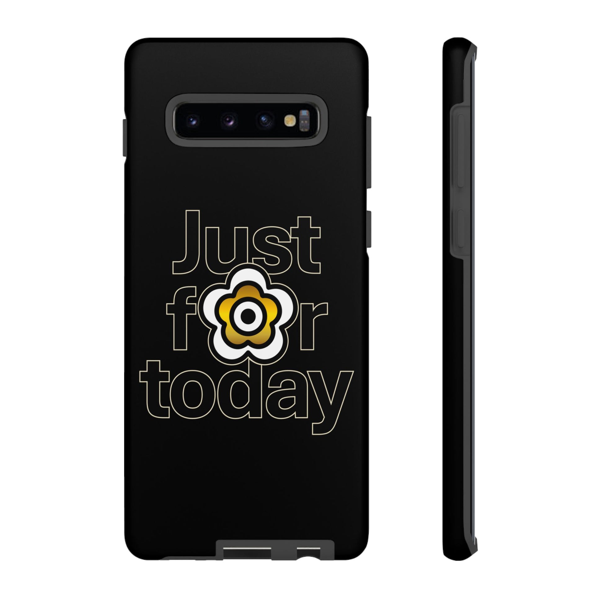 P🌺🌺P2Poppies Just for Today Samsung Phone Case – Inspirational Recovery Protection