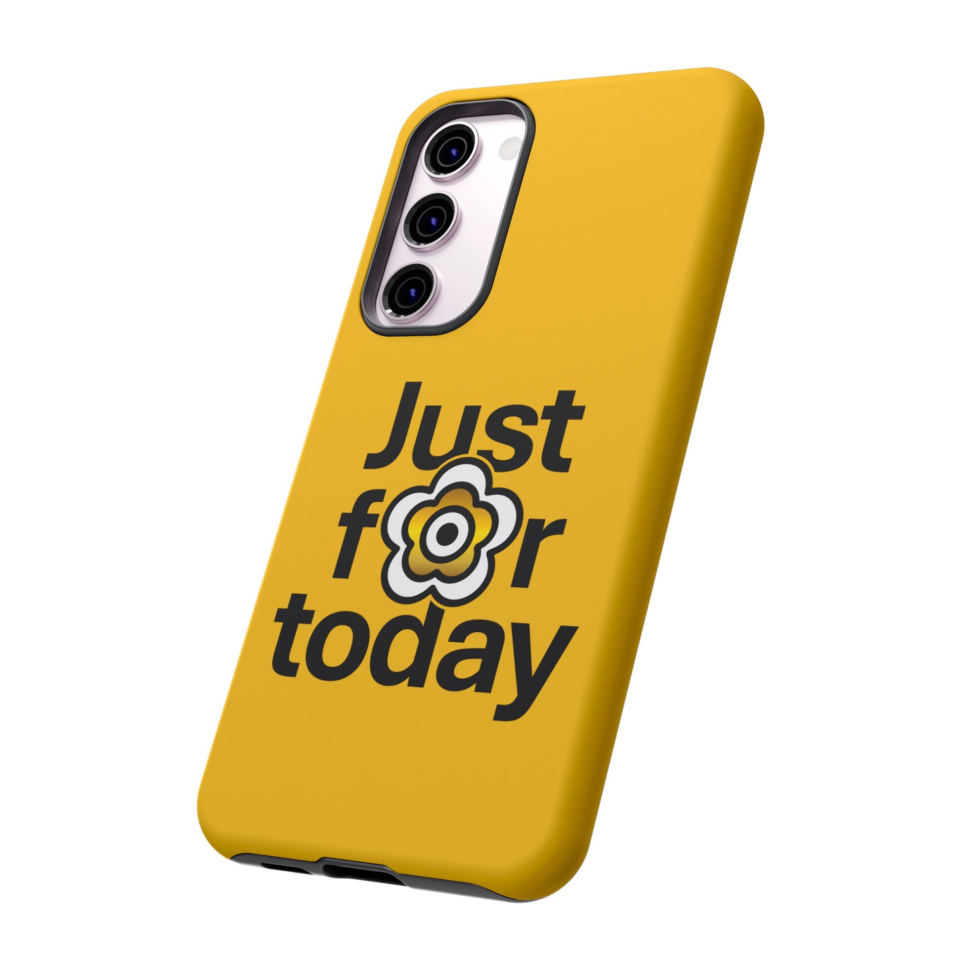 P🌺🌺P2Poppies Just for Today Samsung Phone Case – Inspirational Recovery Protection