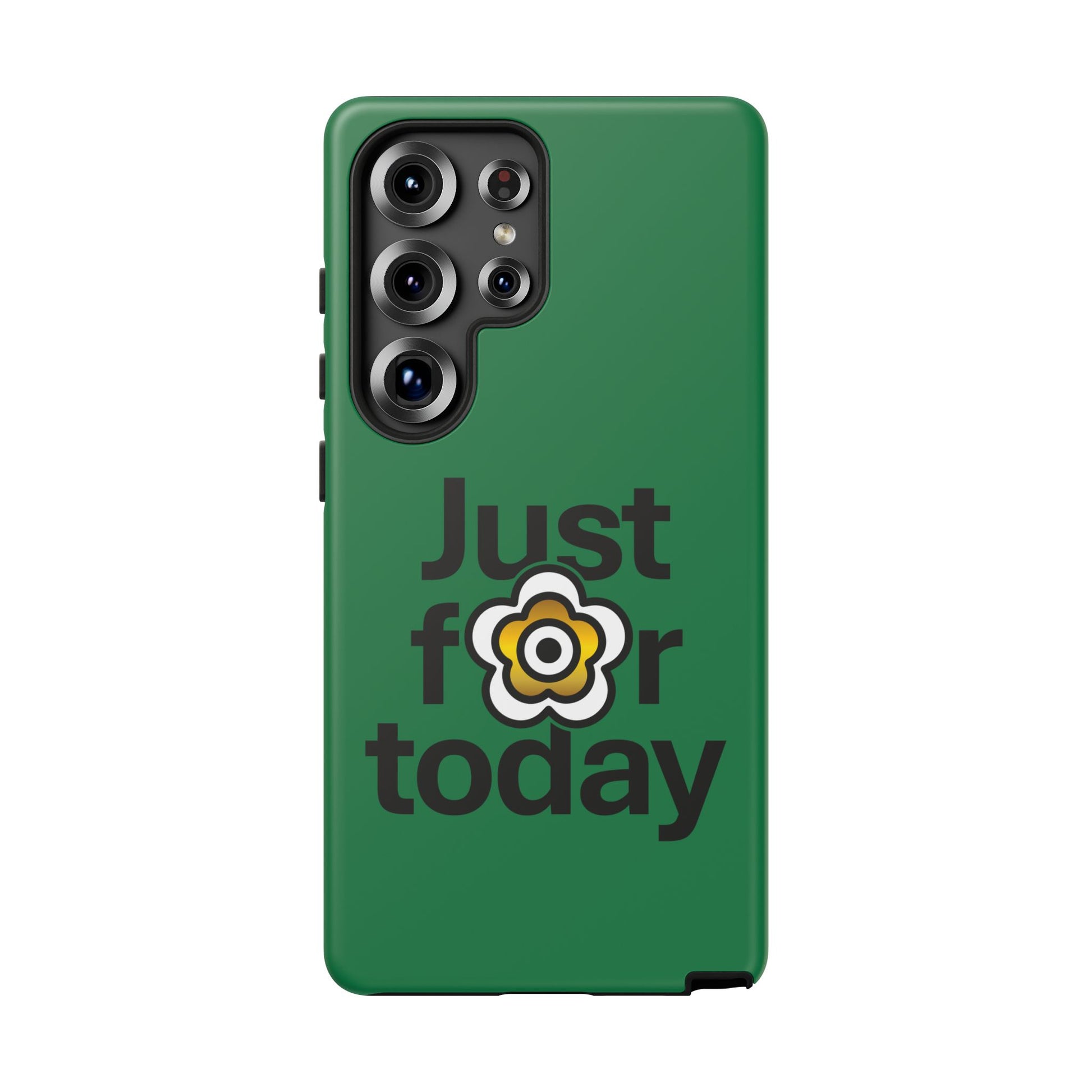 P🌺🌺P2Poppies Just for Today Samsung Phone Case – Inspirational Recovery Protection