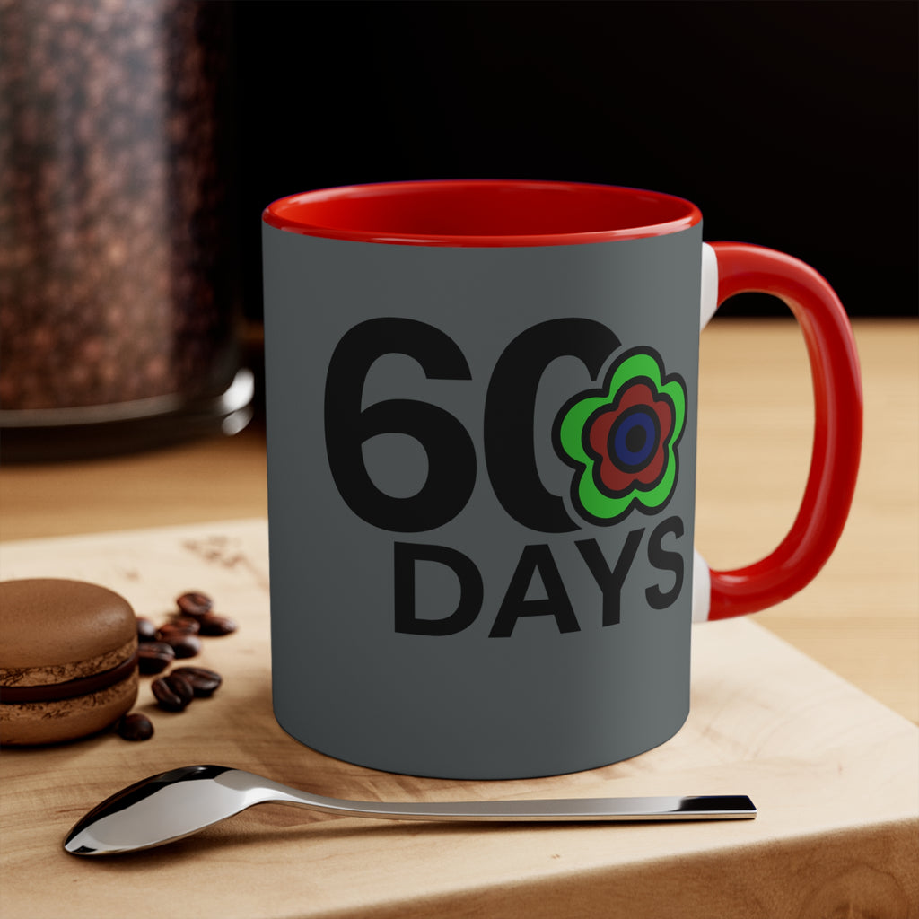 P🌺🌺P2Poppies 60 Days – Motivational Recovery Mug