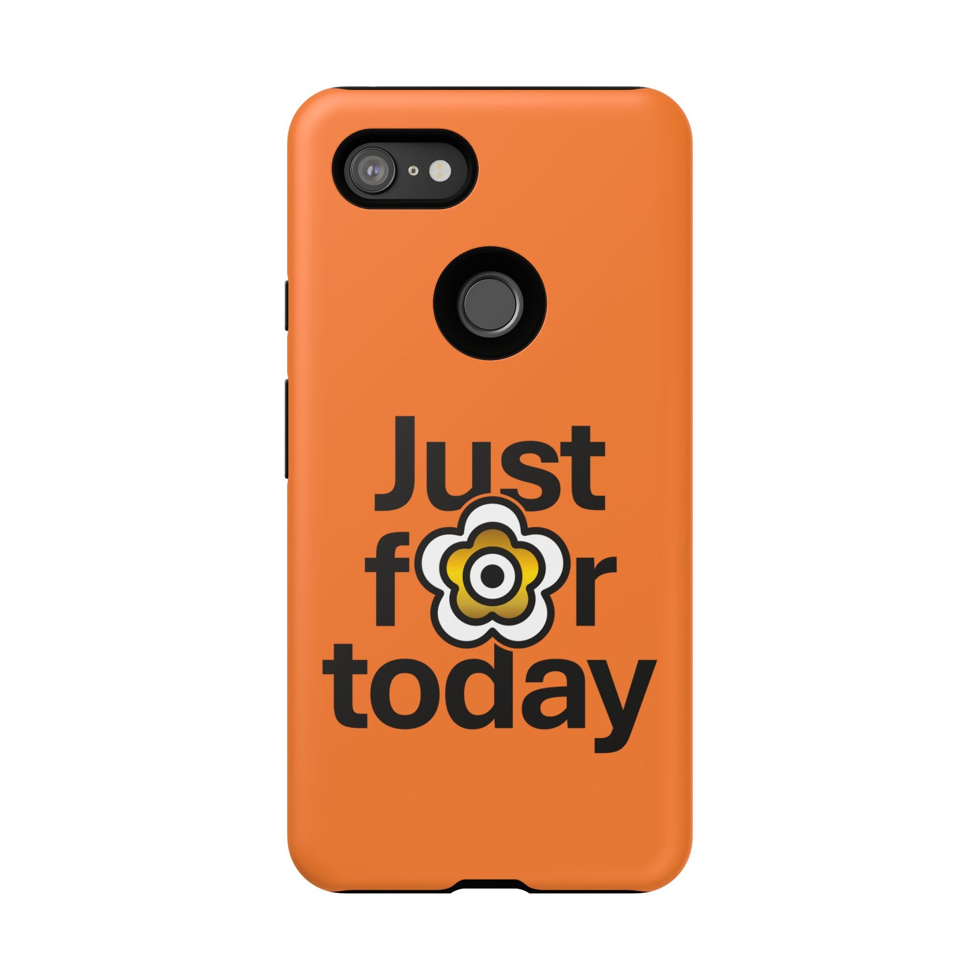 P🌺🌺P2Poppies Just for Today Google Phone Case – Inspirational Recovery Protection