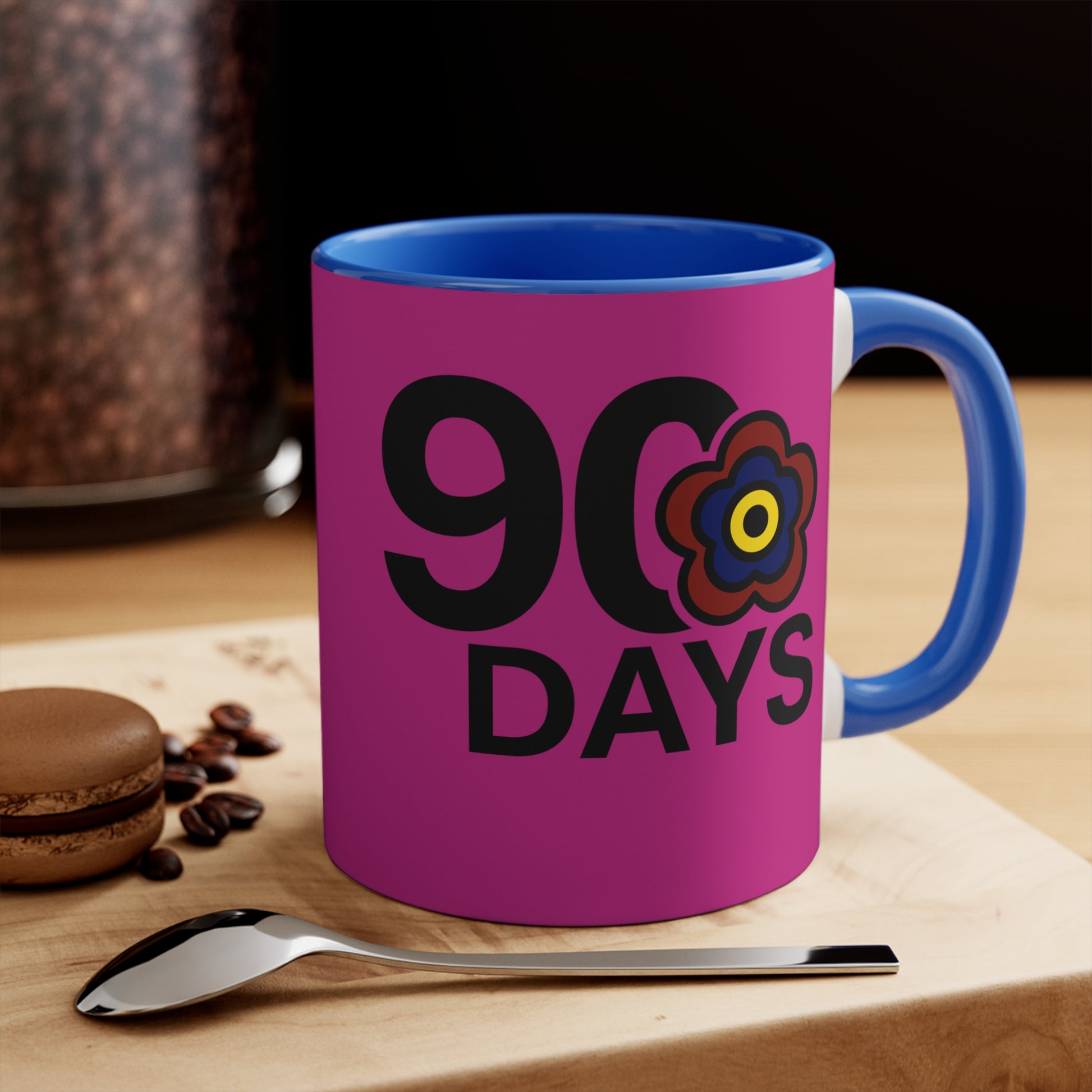 P🌺🌺P2Poppies 90 Days – Motivational Recovery Mug