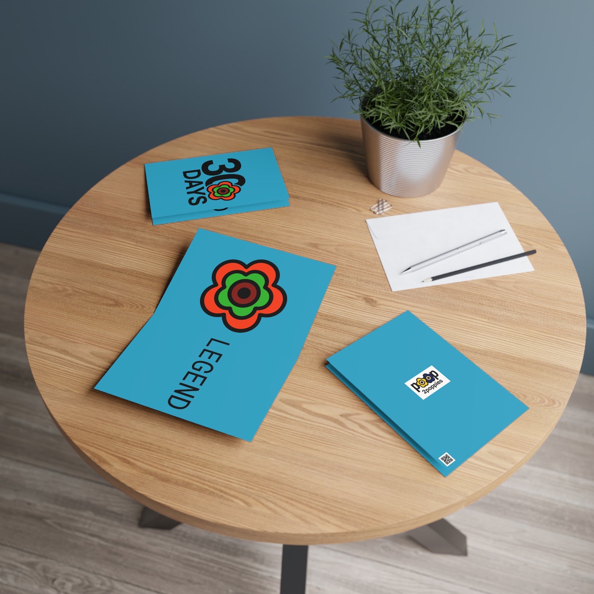 P🌺🌺P2Poppies 30 Days Milestone Greeting Card