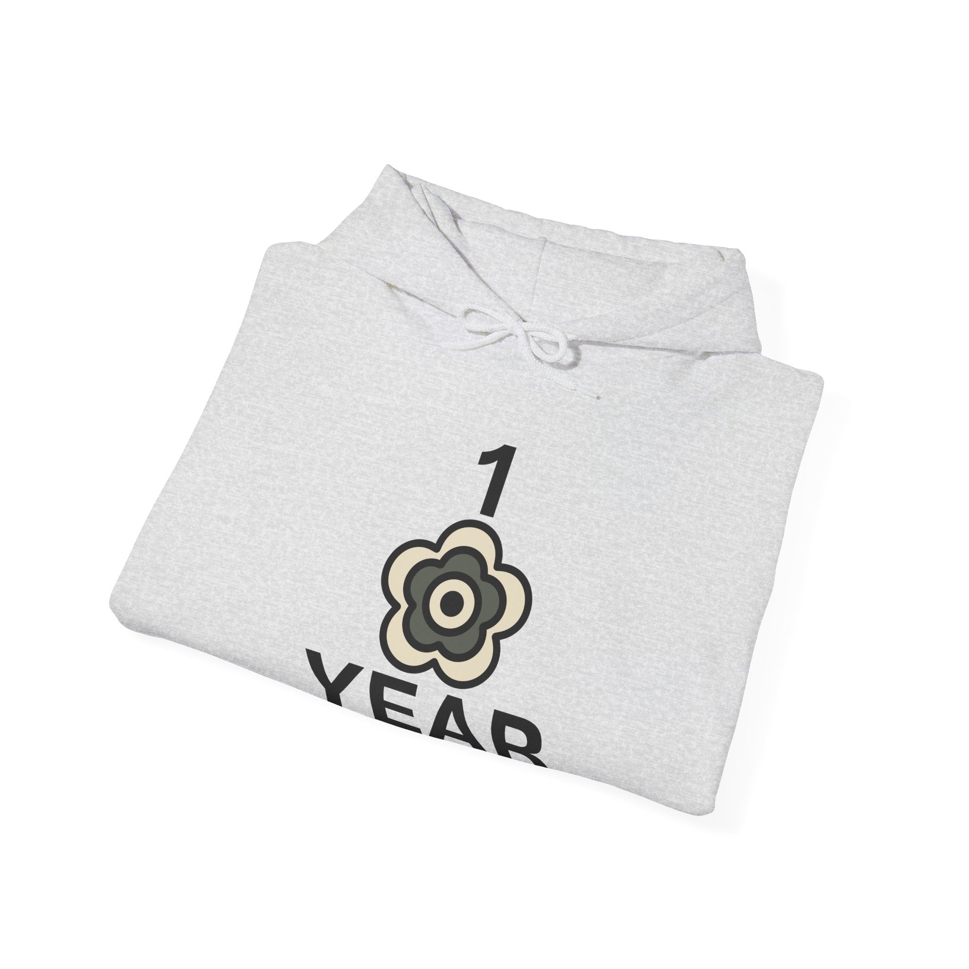 P🌺🌺P2Poppies 1 Year Sober Hoodie – Recovery Milestone Sweatshirt