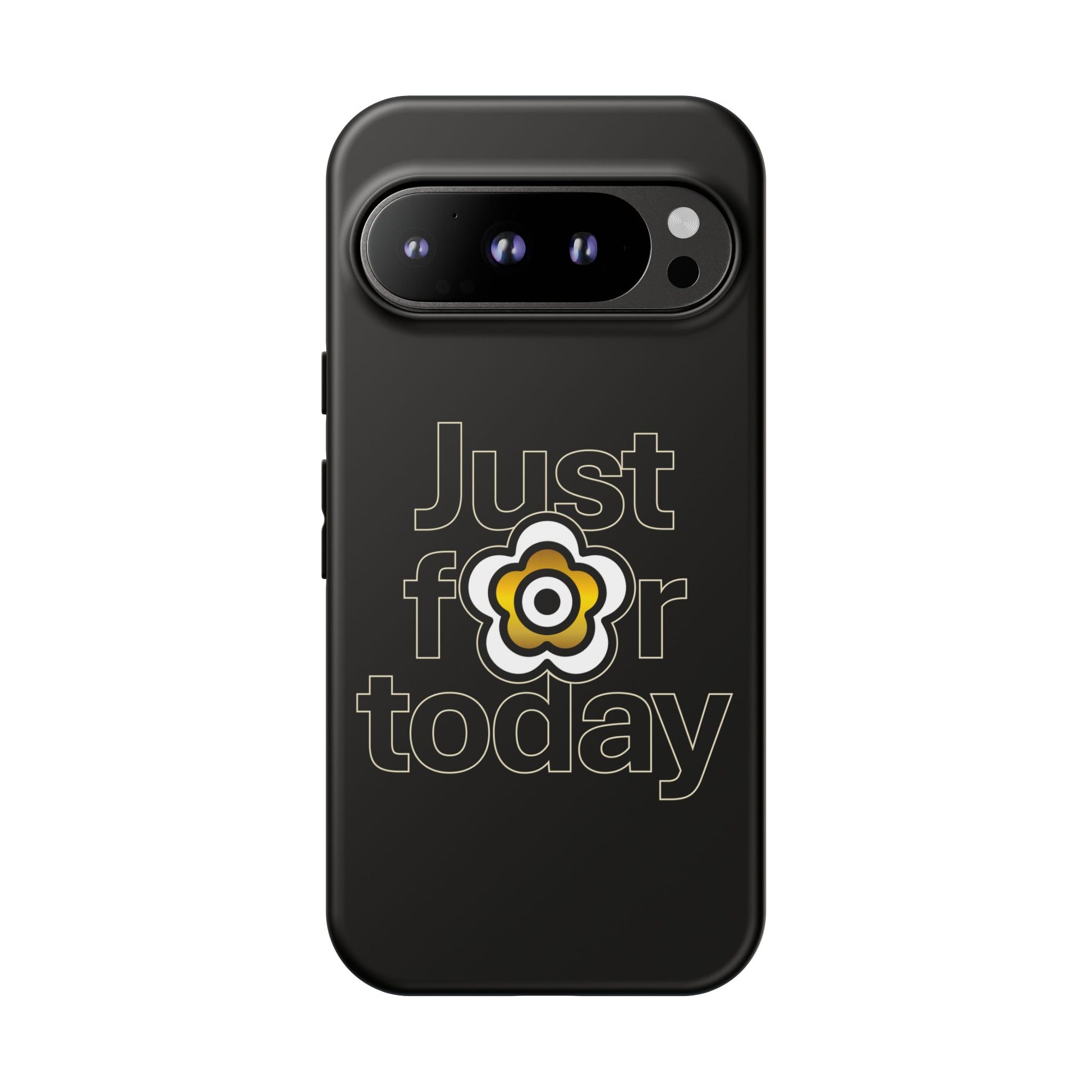 P🌺🌺P2Poppies Just for Today Google Phone Case – Inspirational Recovery Protection