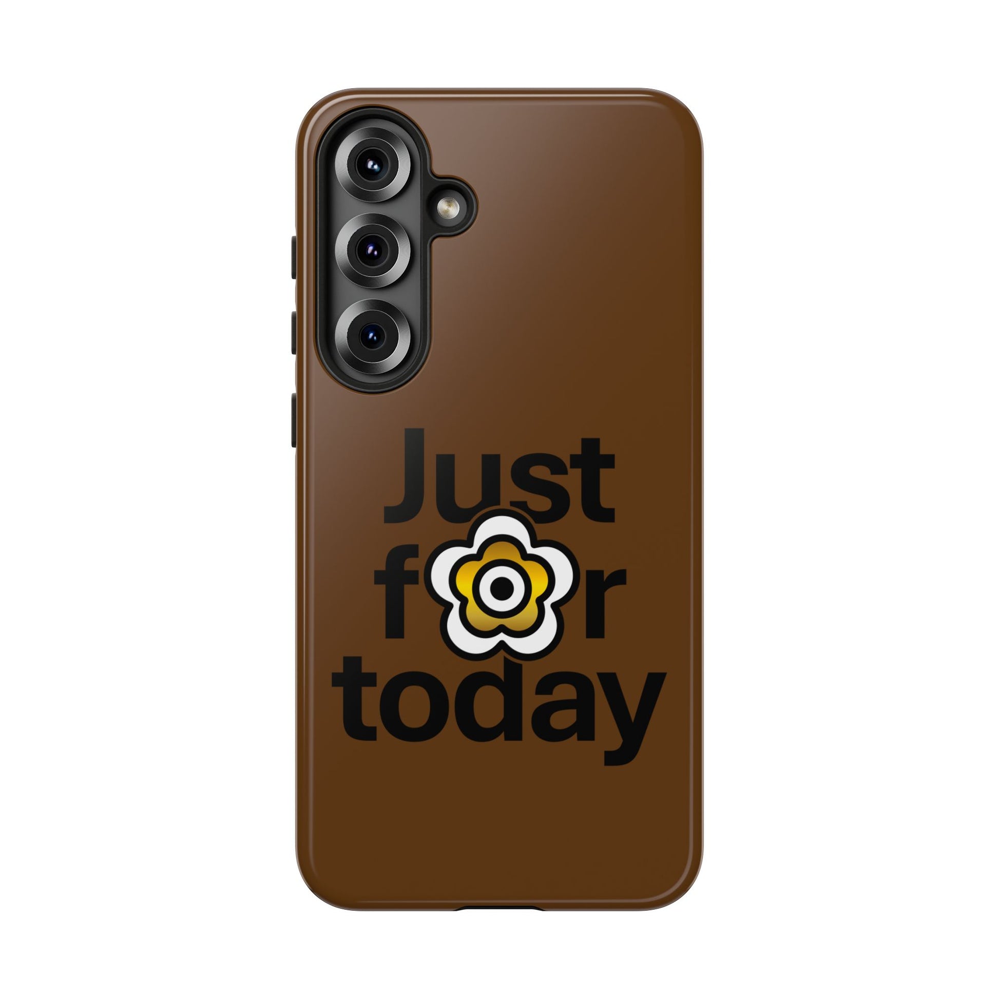 P🌺🌺P2Poppies Just for Today Samsung Phone Case – Inspirational Recovery Protection