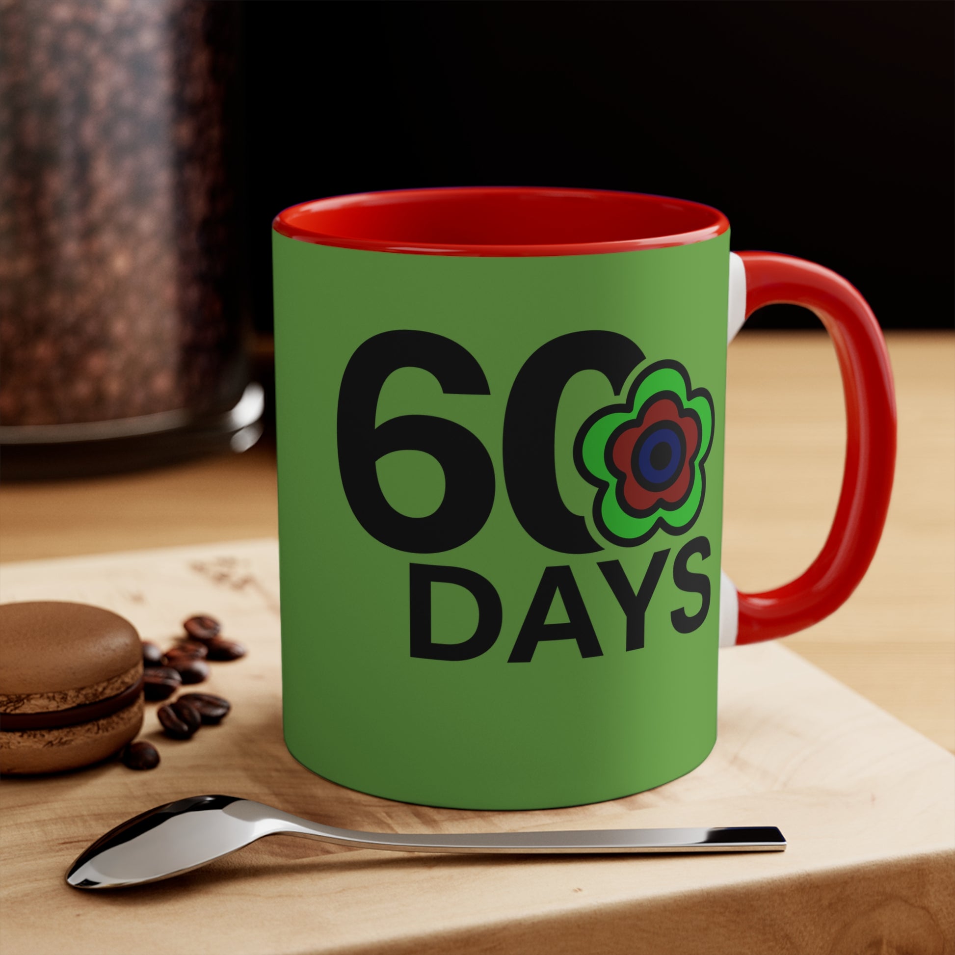 P🌺🌺P2Poppies 60 Days – Motivational Recovery Mug