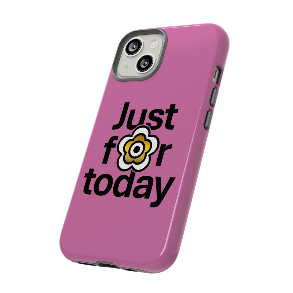 P🌺🌺P2Poppies Just for Today i-Phone Case – Inspirational Recovery Protection