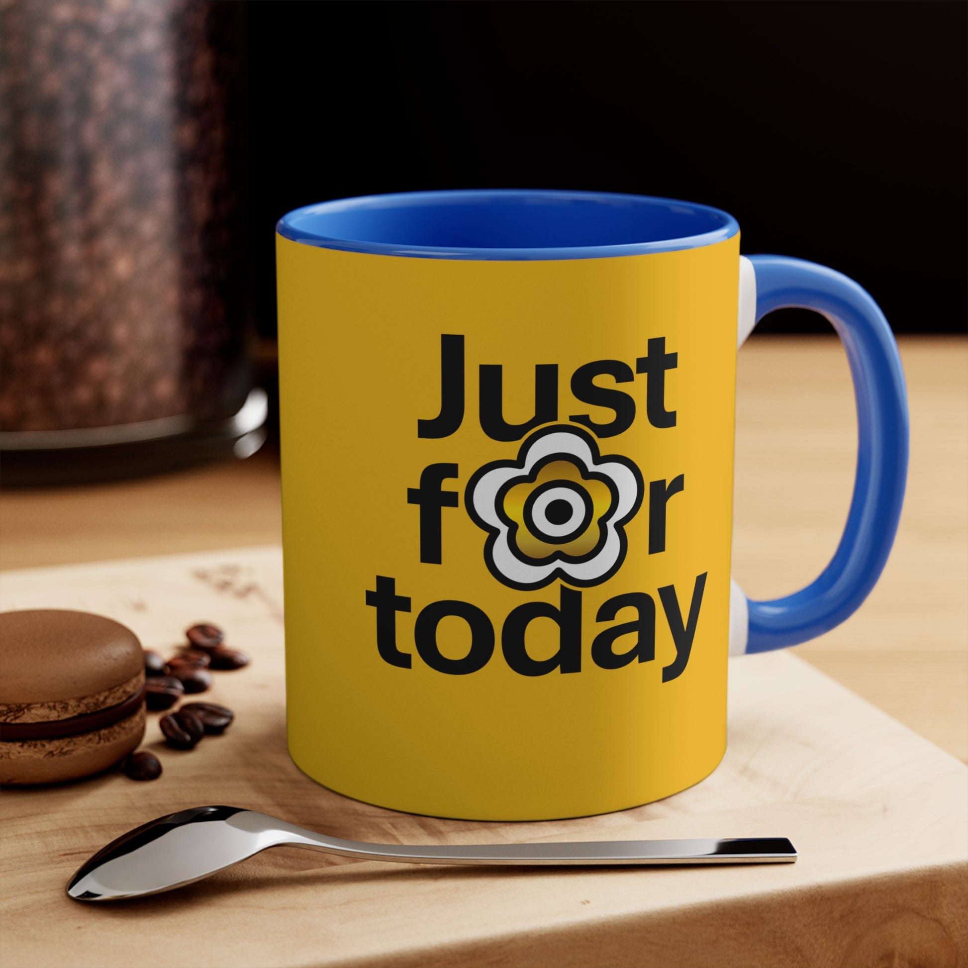 P🌺🌺P2Poppies Just for Today – Motivational Recovery Mug