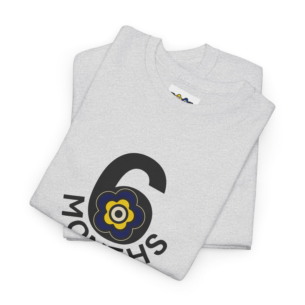 P🌺🌺P2Poppies 6 Months Sober – Motivational Recovery T-Shirt