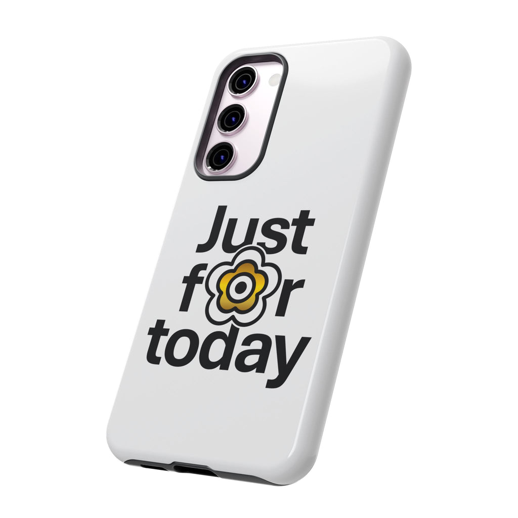 P🌺🌺P2Poppies Just for Today Samsung Phone Case – Inspirational Recovery Protection