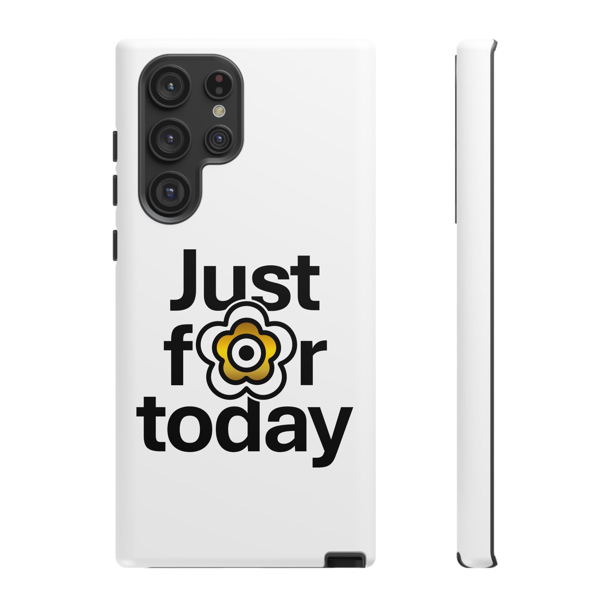 P🌺🌺P2Poppies Just for Today Samsung Phone Case – Inspirational Recovery Protection