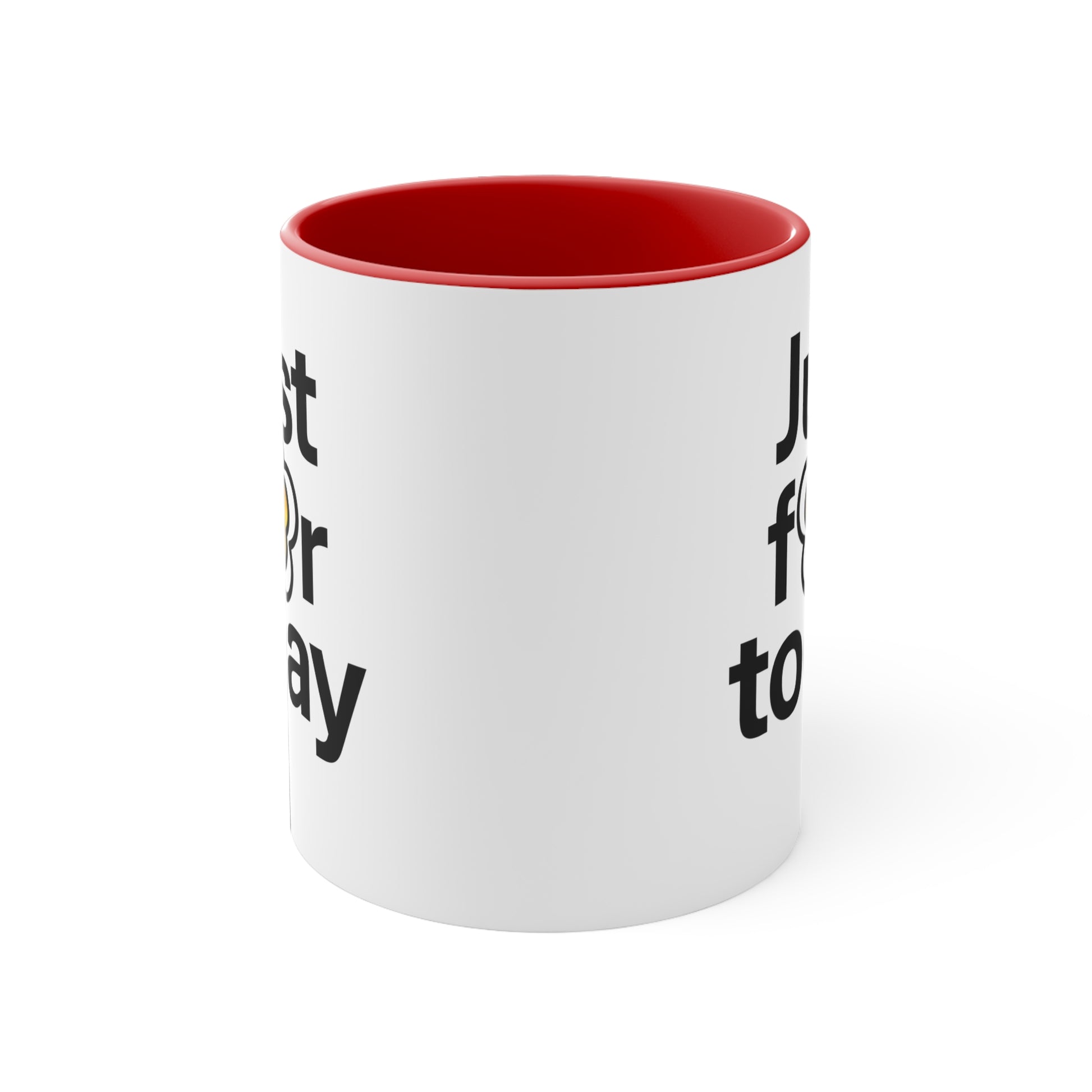 P🌺🌺P2Poppies Just for Today – Motivational Recovery Mug