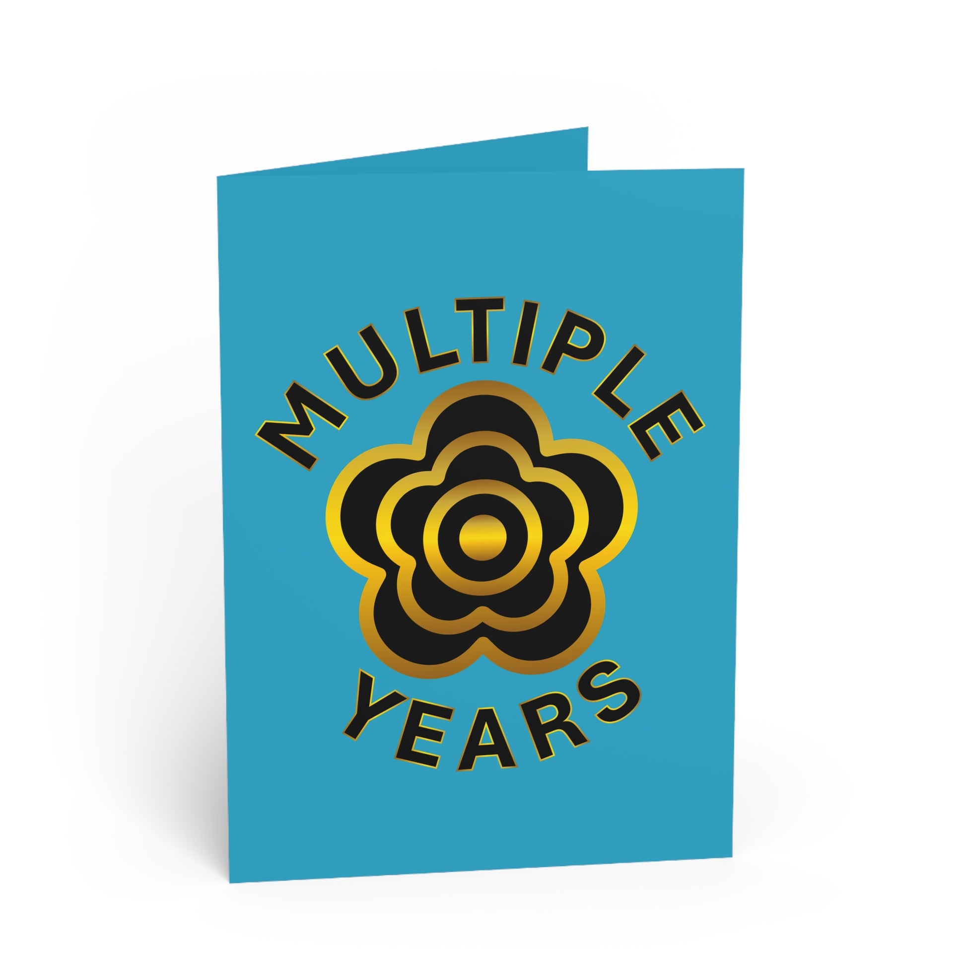 P🌺🌺P2Poppies Multiple Years Milestone Greeting Card