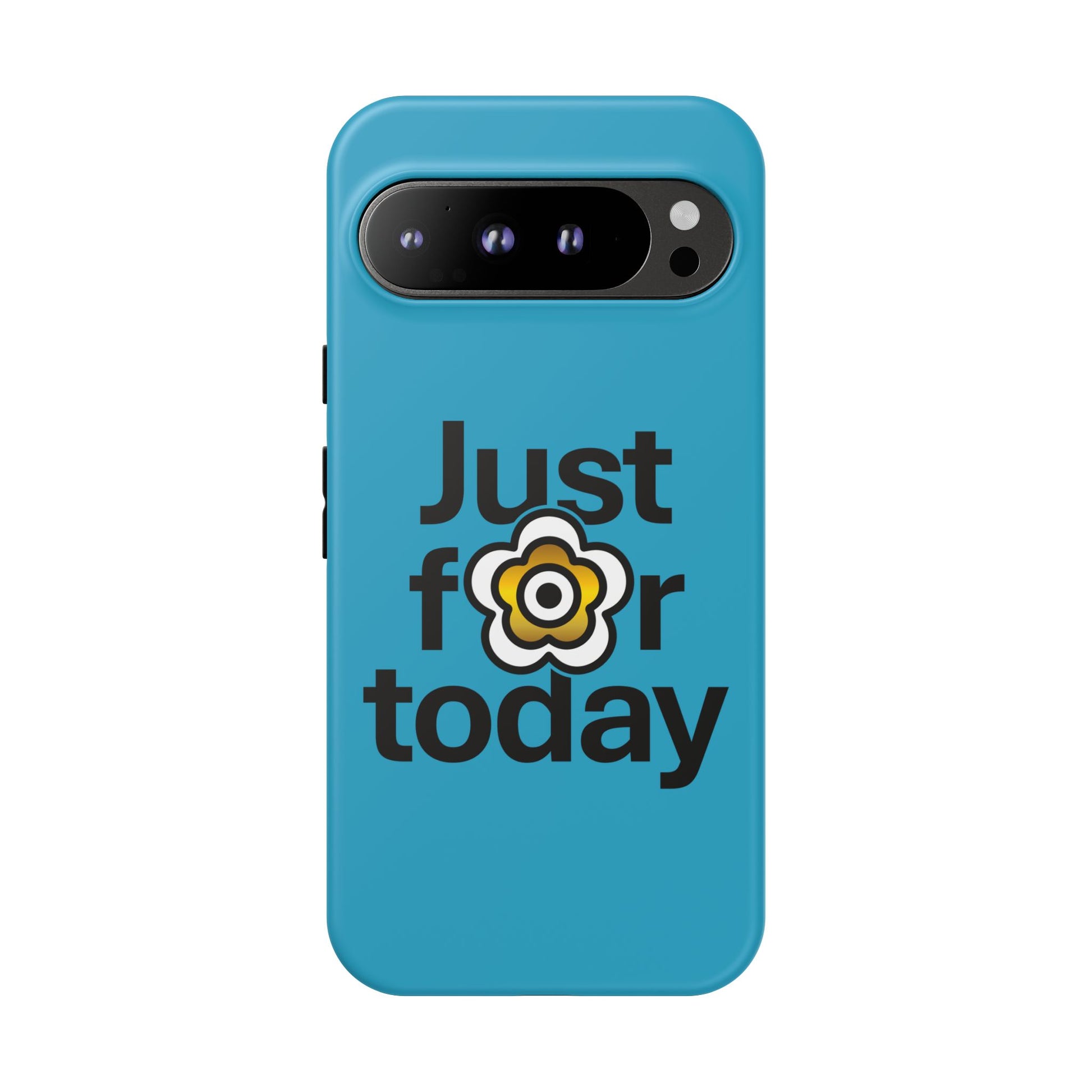 P🌺🌺P2Poppies Just for Today Google Phone Case – Inspirational Recovery Protection