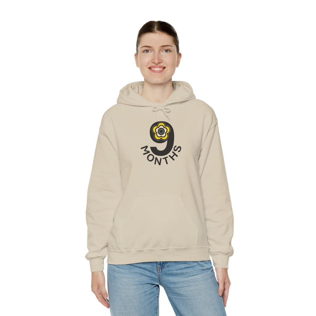 P🌺🌺P2Poppies 9 Months Sober Hoodie – Recovery Milestone Sweatshirt