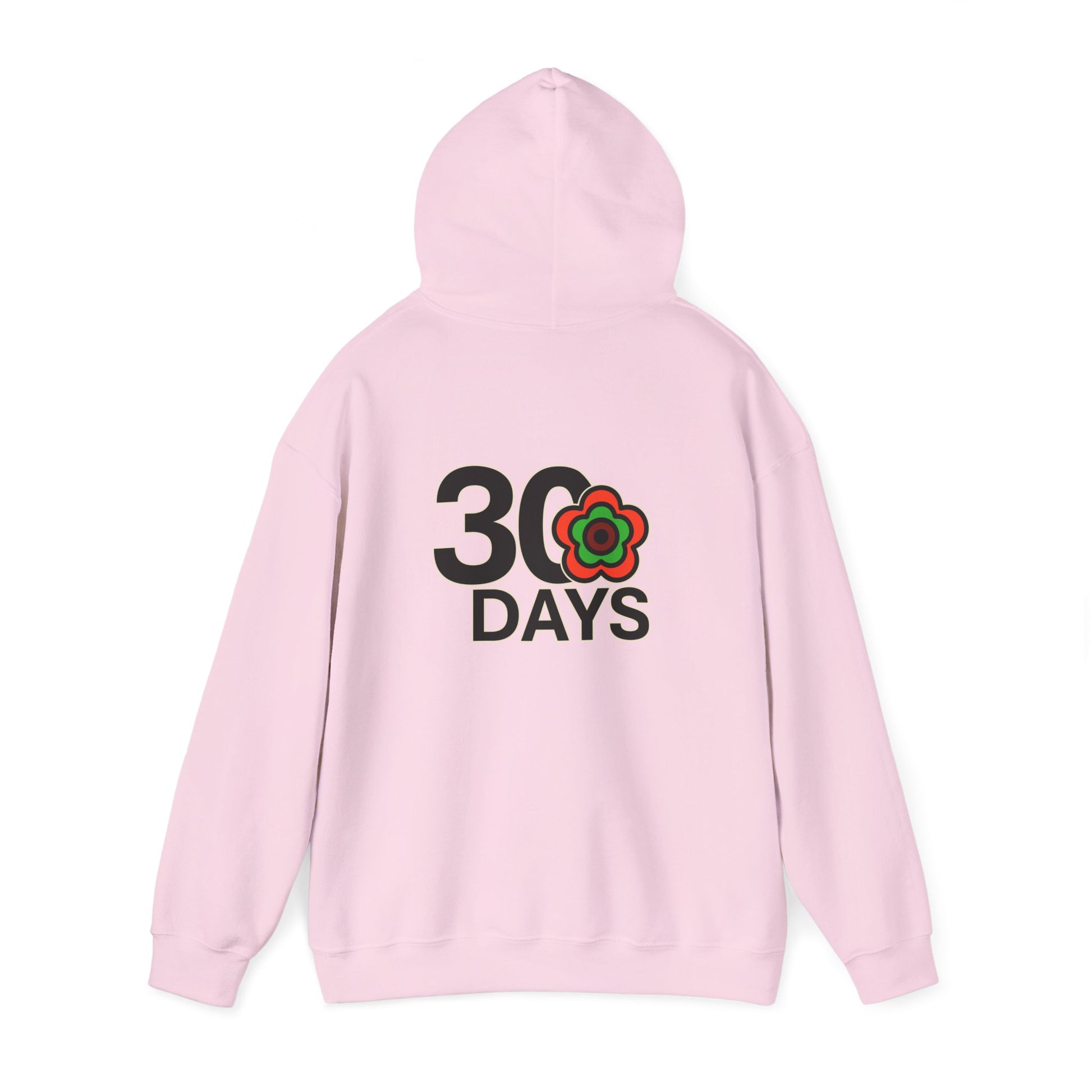 P🌺🌺P2Poppies 30 Days Sober Hoodie – Recovery Milestone Sweatshirt