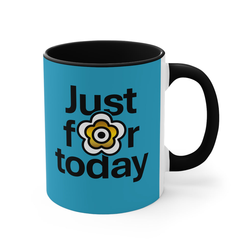 P🌺🌺P2Poppies Just for Today – Motivational Recovery Mug