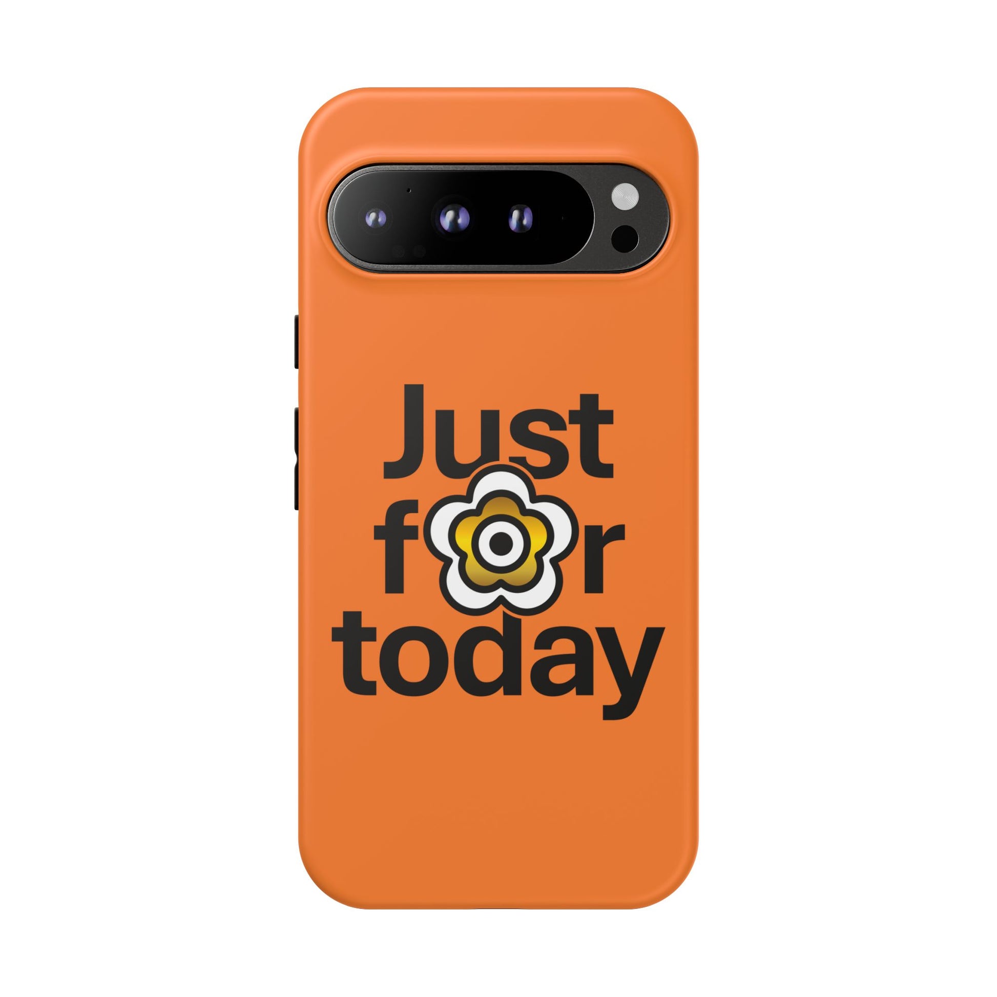 P🌺🌺P2Poppies Just for Today Google Phone Case – Inspirational Recovery Protection