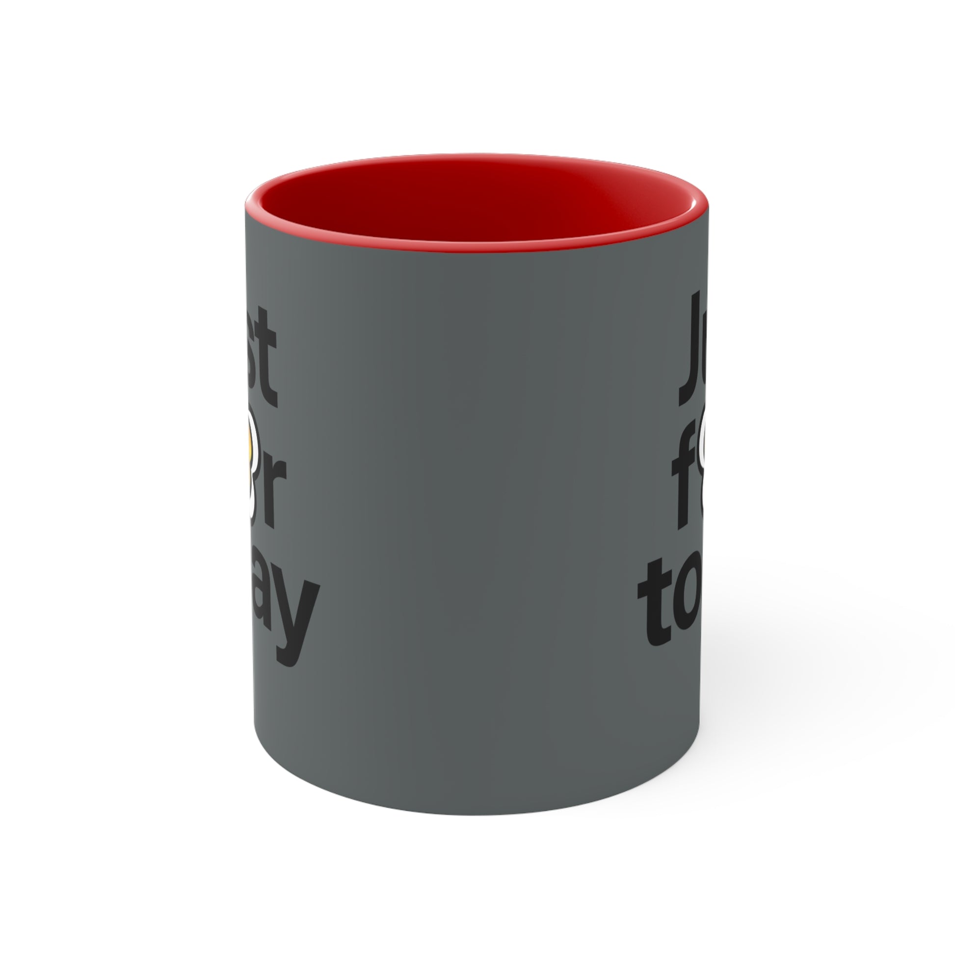 P🌺🌺P2Poppies Just for Today – Motivational Recovery Mug