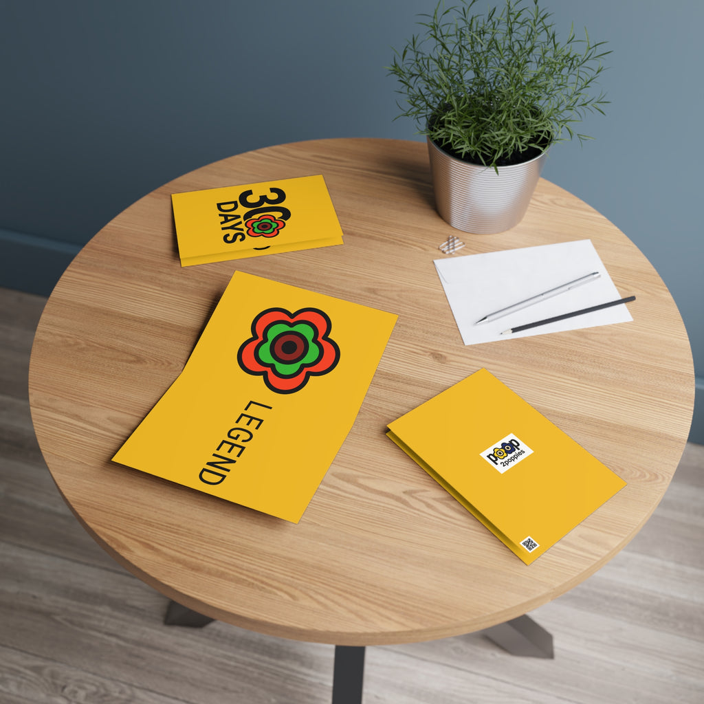 P🌺🌺P2Poppies 30 Days Milestone Greeting Card