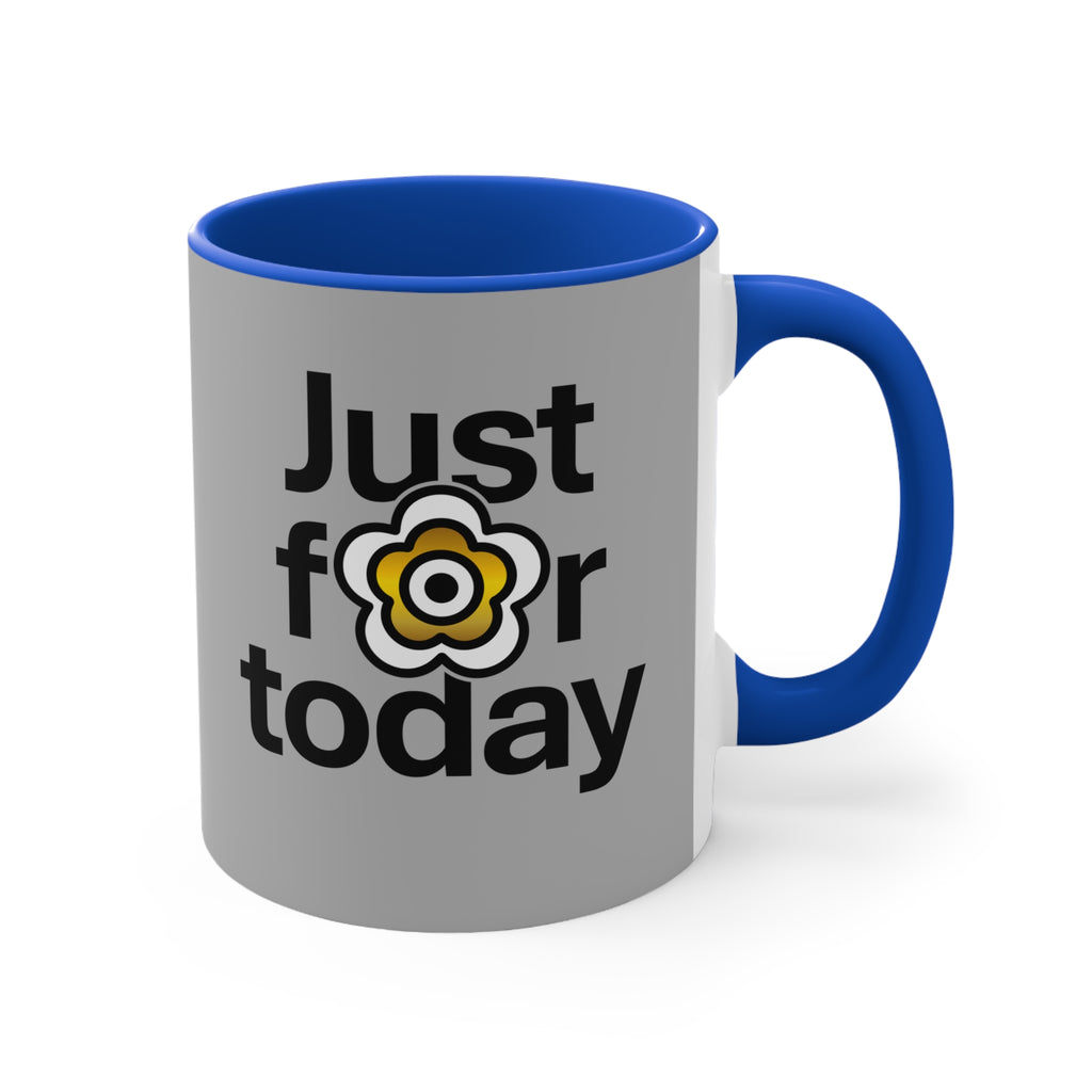 P🌺🌺P2Poppies Just for Today – Motivational Recovery Mug