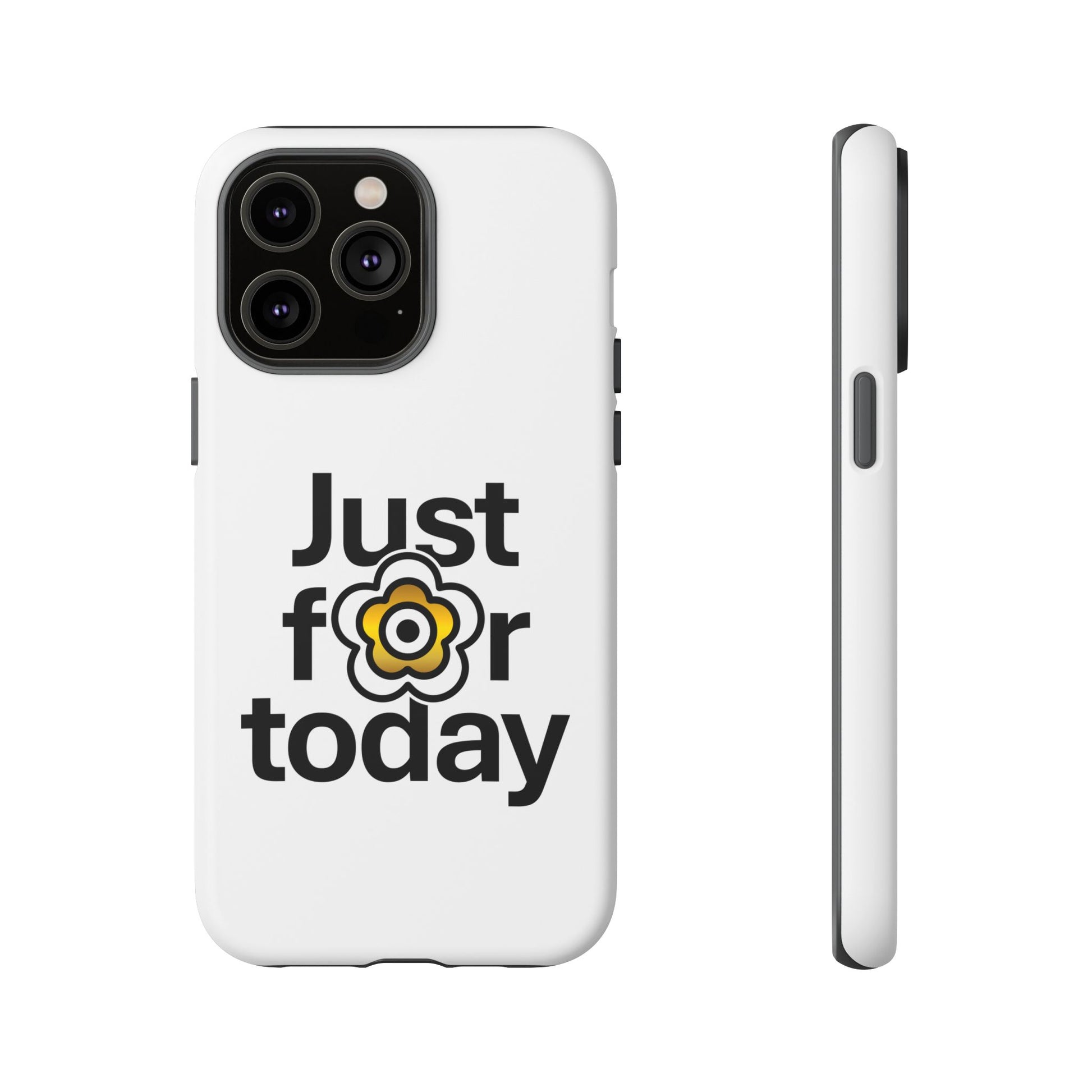 P🌺🌺P2Poppies Just for Today i-Phone Case – Inspirational Recovery Protection