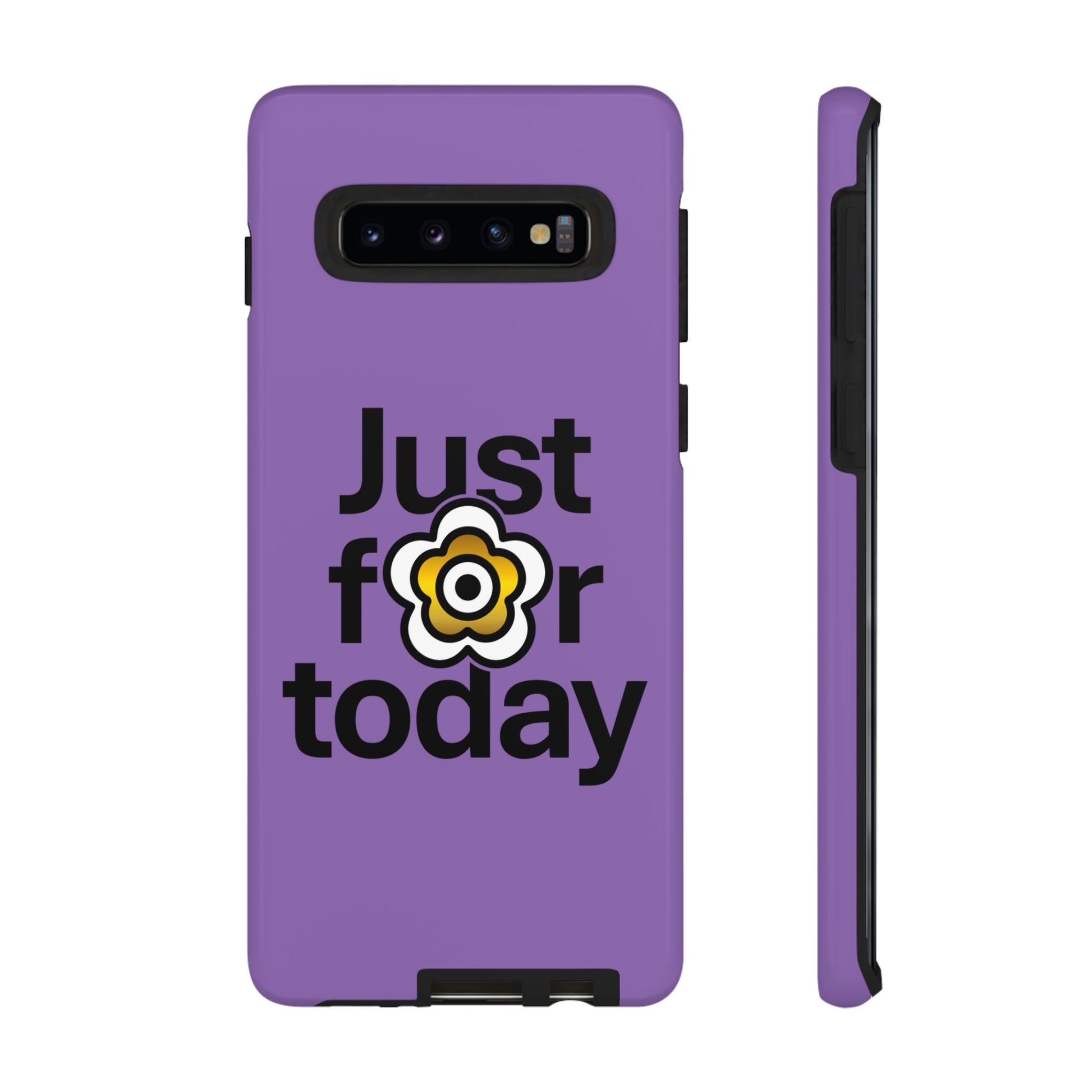 P🌺🌺P2Poppies Just for Today Samsung Phone Case – Inspirational Recovery Protection