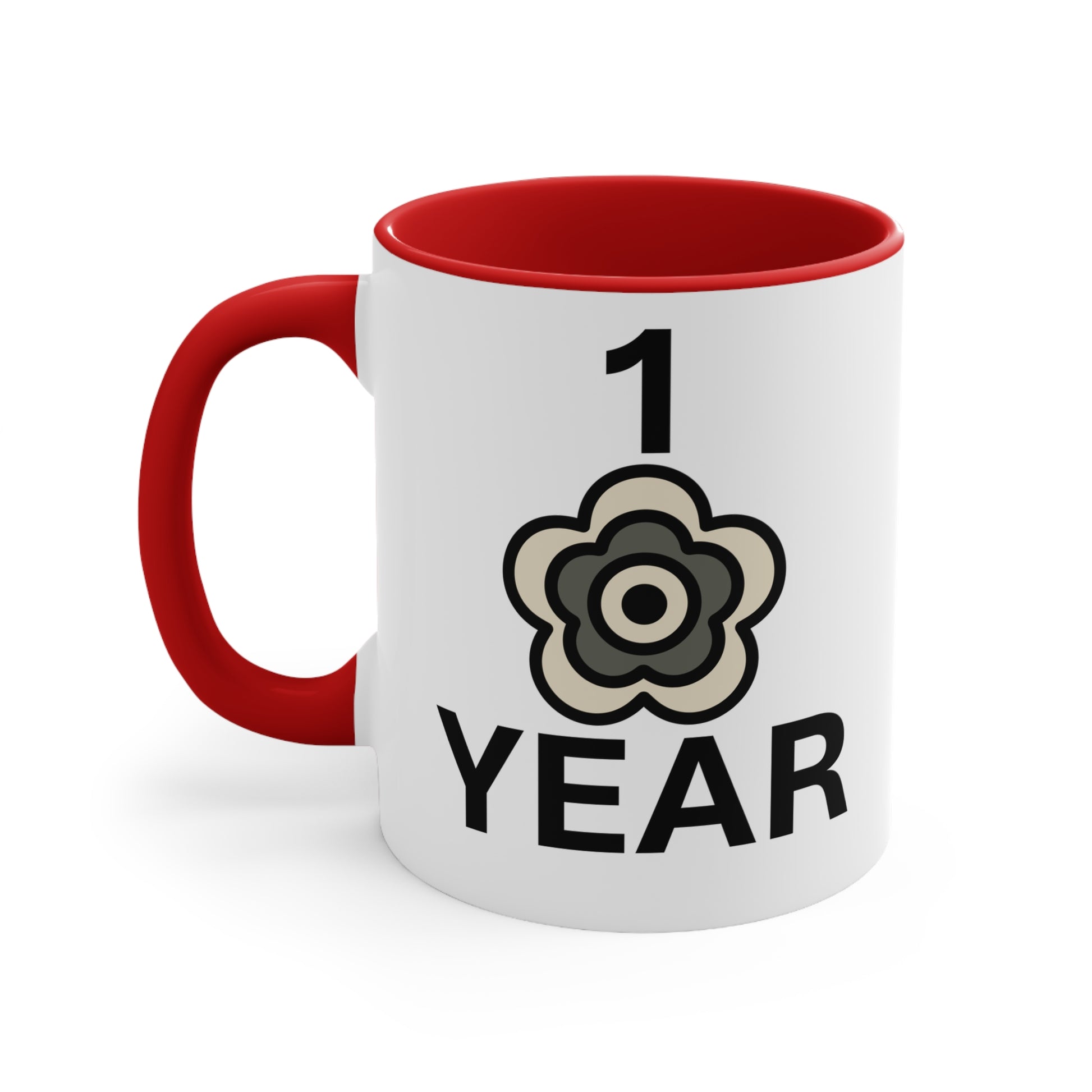 P🌺🌺P2Poppies 1 Year – Motivational Recovery Mug